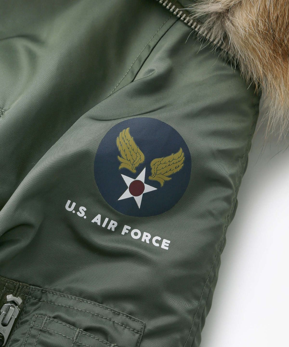 아웃스탠딩(OUTSTANDING) N3B FLIGHT PARKA(WOOL INSULATION)_SAGE GREEN