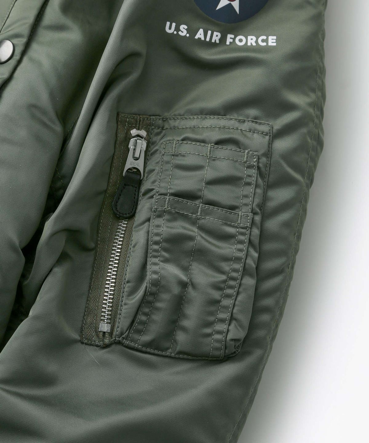 아웃스탠딩(OUTSTANDING) N3B FLIGHT PARKA(WOOL INSULATION)_SAGE GREEN