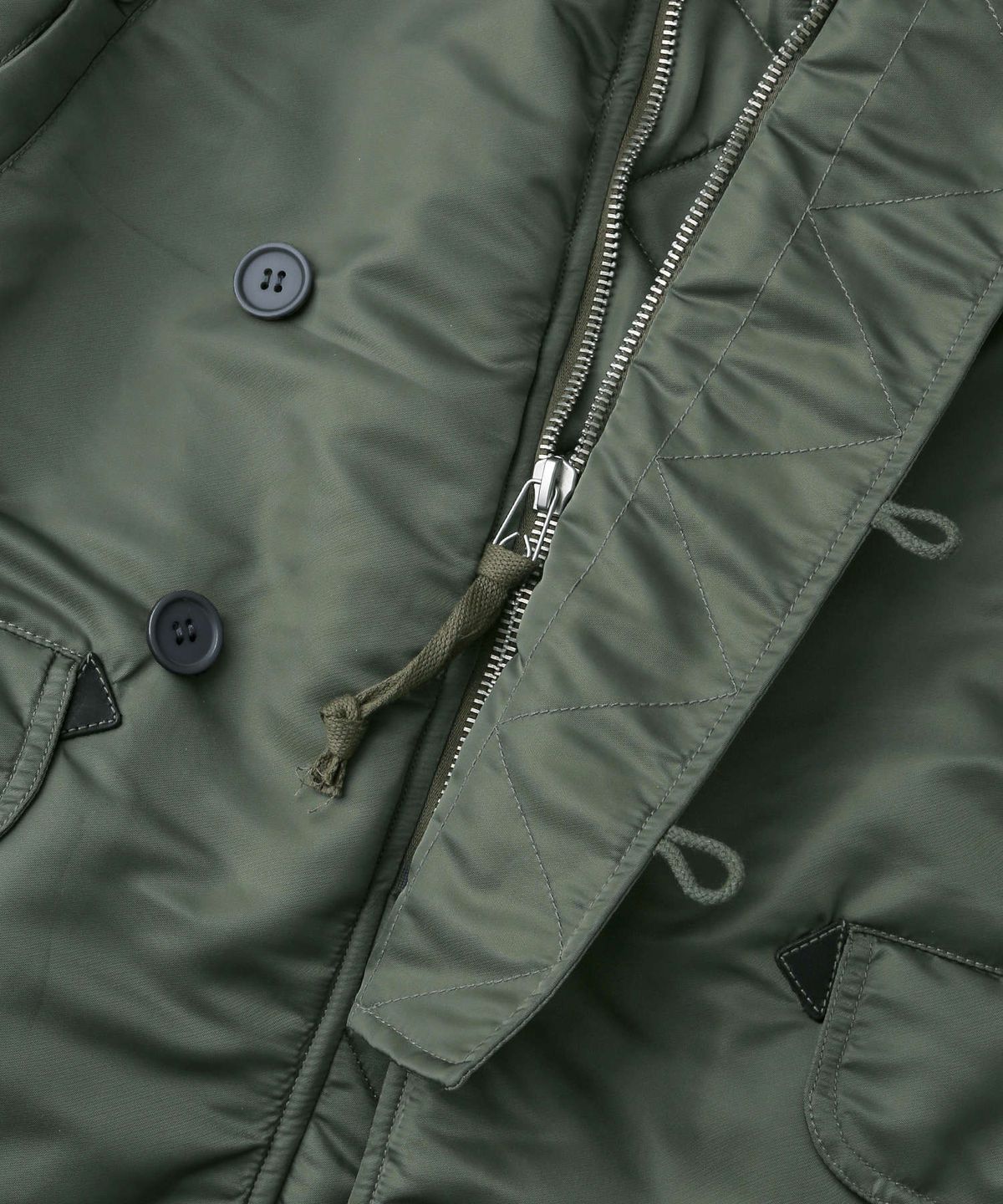 아웃스탠딩(OUTSTANDING) N3B FLIGHT PARKA(WOOL INSULATION)_SAGE GREEN