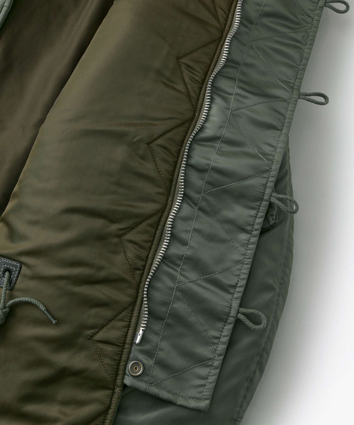 아웃스탠딩(OUTSTANDING) N3B FLIGHT PARKA(WOOL INSULATION)_SAGE GREEN