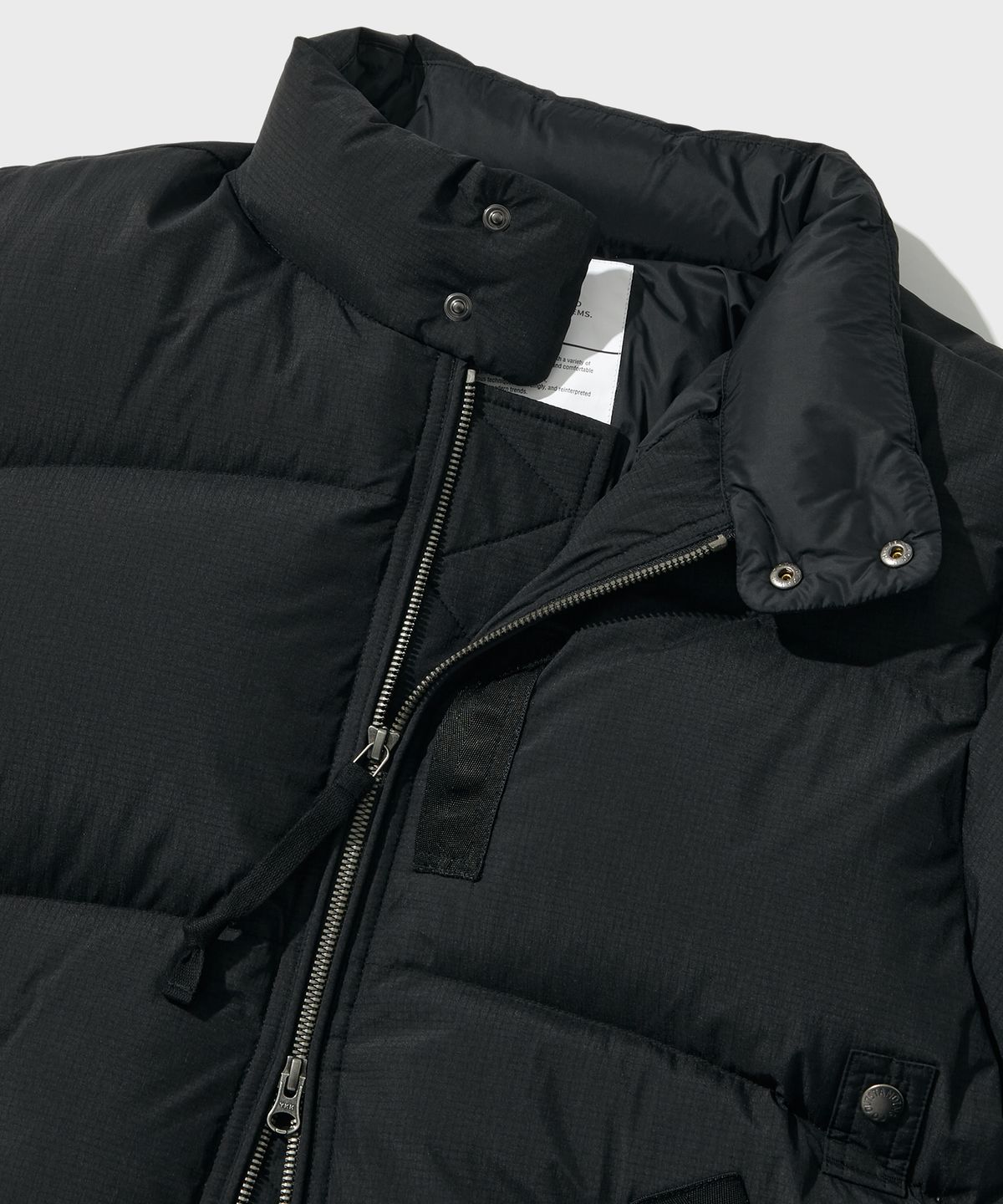 아웃스탠딩(OUTSTANDING) MA-1 FLIGHT DOWN PARKA_BLACK