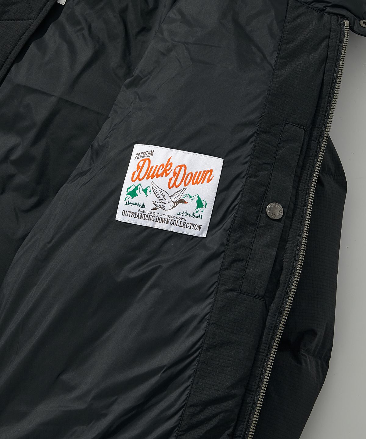 아웃스탠딩(OUTSTANDING) MA-1 FLIGHT DOWN PARKA_BLACK