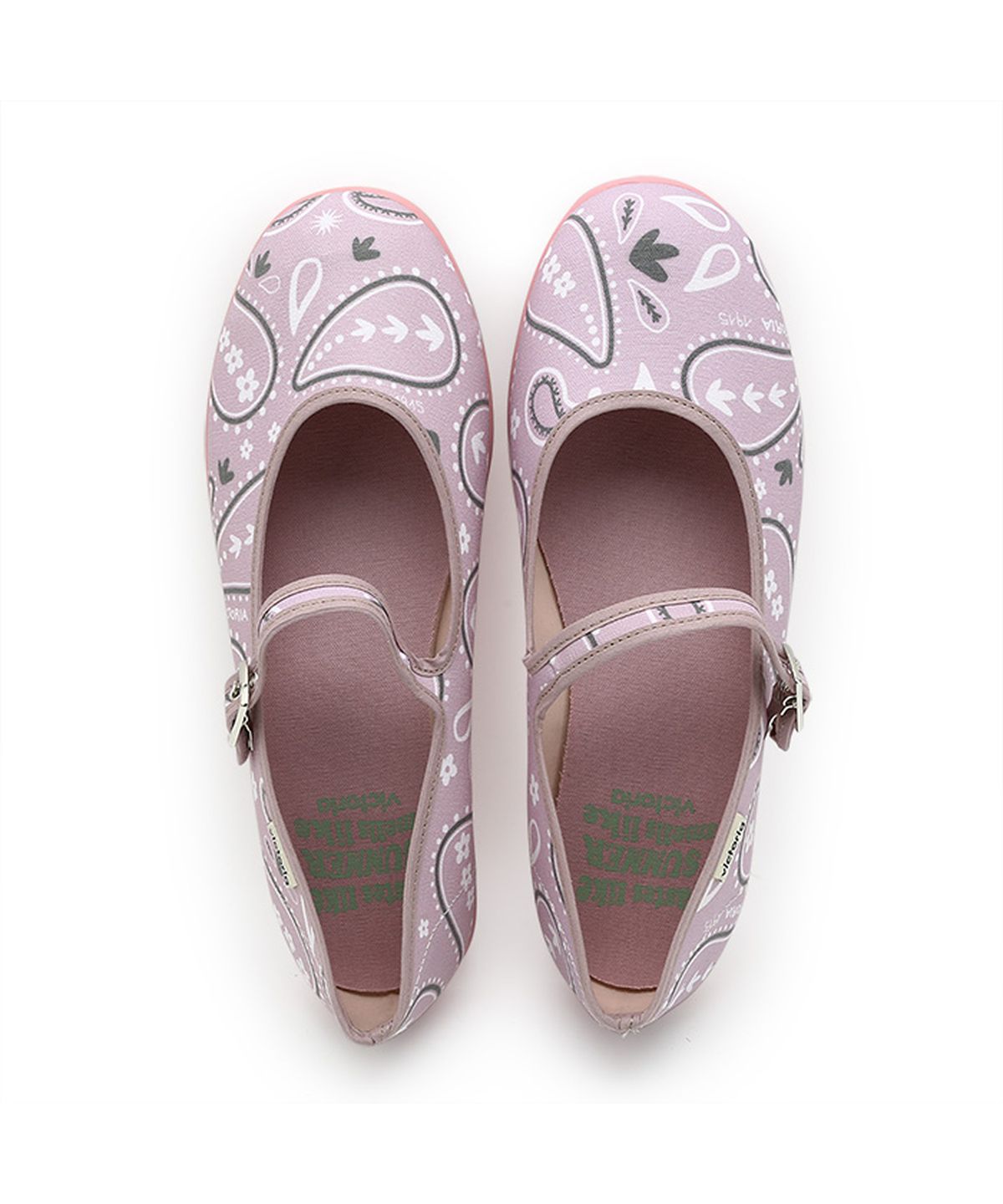 빅토리아 슈즈(VICTORIA SHOES) 쿵푸 반다나 발레리나 (1080115-ROSA)