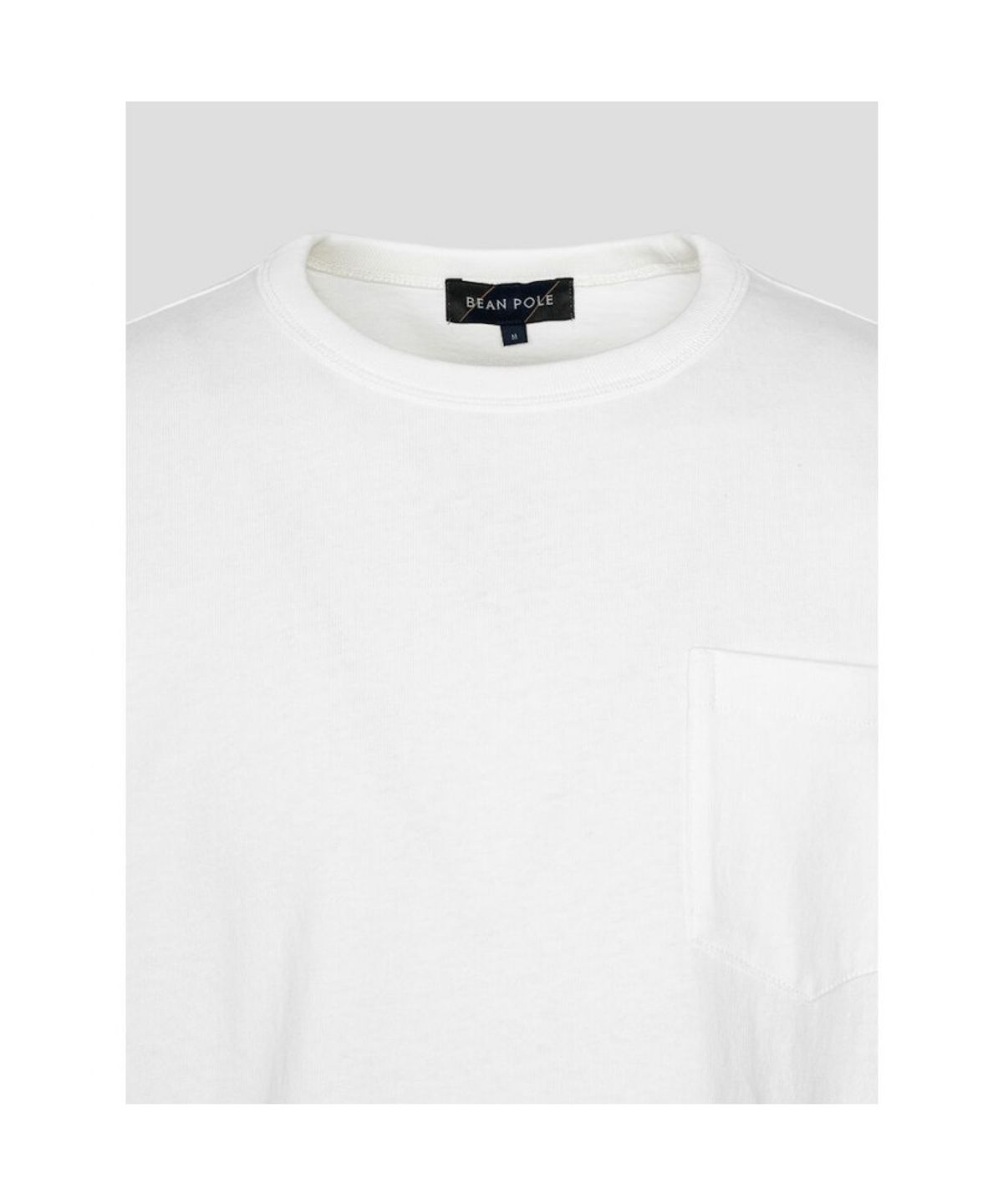 빈폴 멘(BEANPOLE MEN) 헤리티지 긴소매 라운드 티셔츠  아이보리