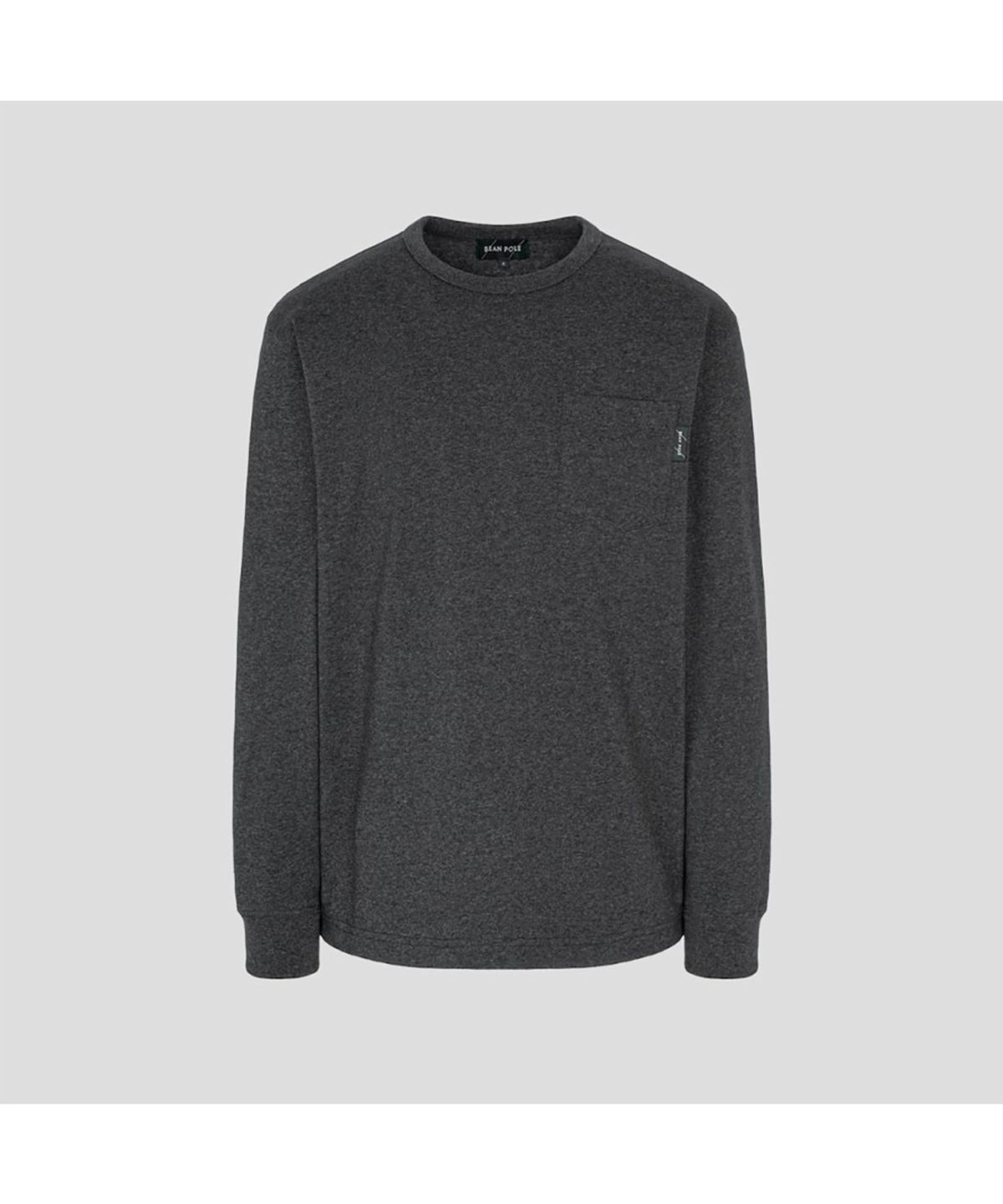 빈폴 멘(BEANPOLE MEN) 헤리티지 긴소매 라운드 티셔츠  애쉬