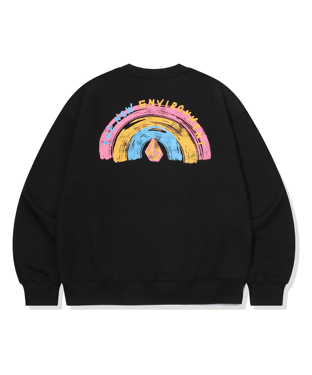 볼컴(VOLCOM) 브러시 레인보우 맨투맨(블랙)
