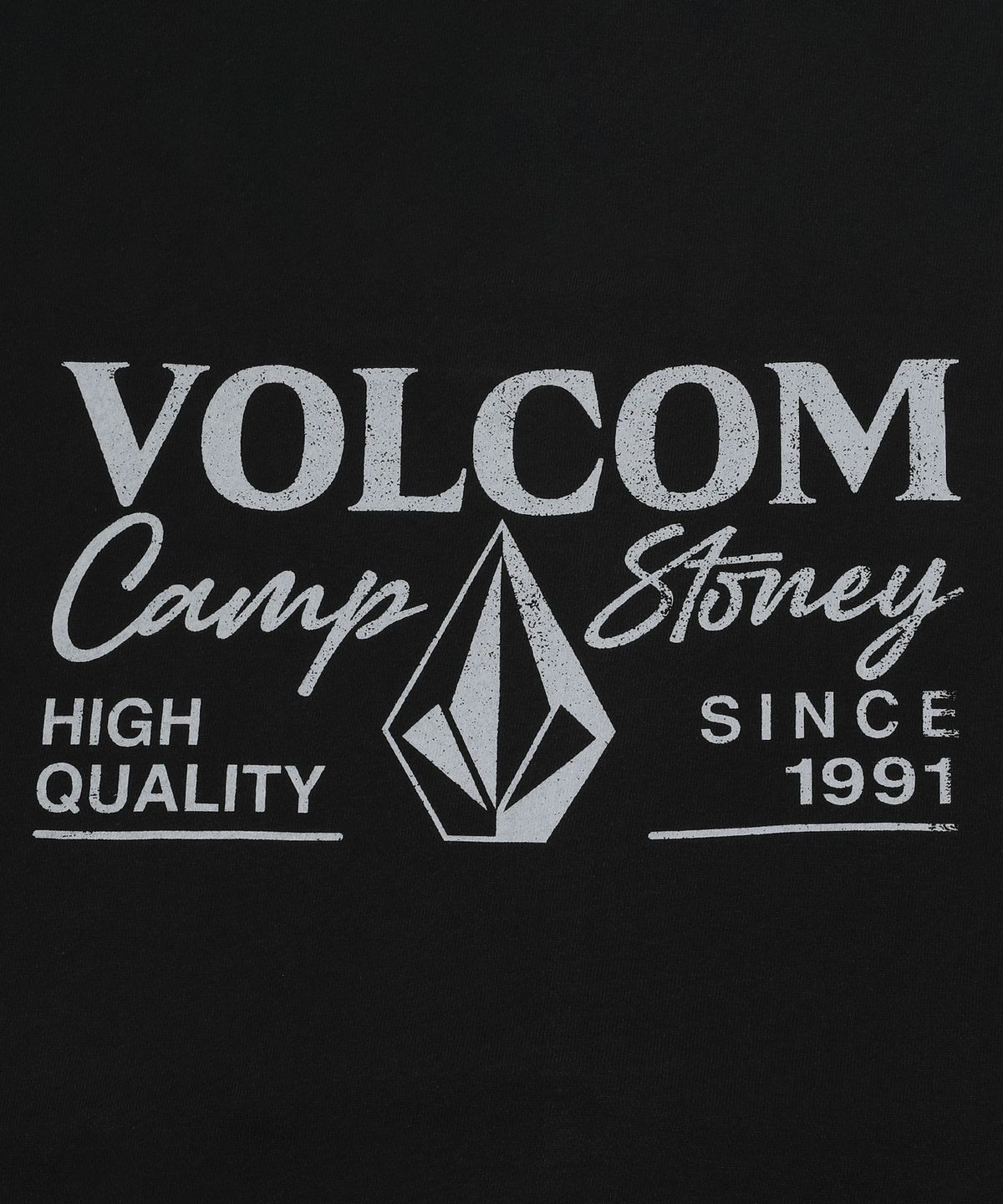 볼컴(VOLCOM) 캠프 스토니 맨투맨(블랙)
