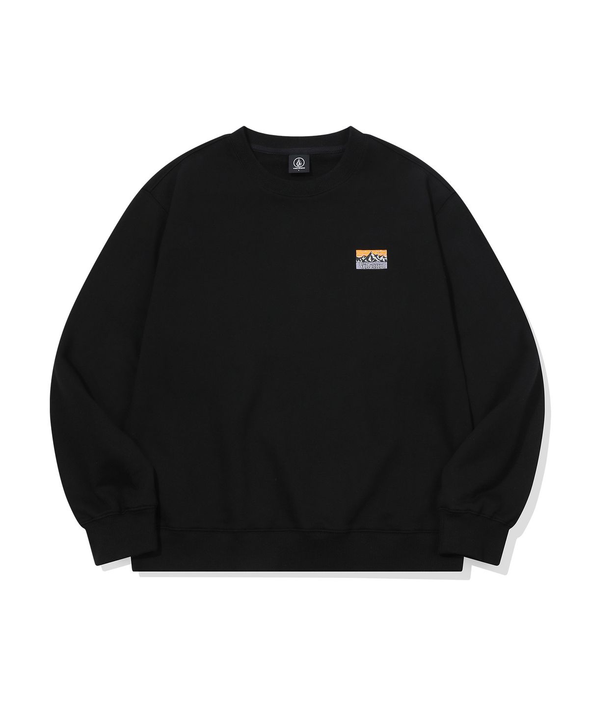 볼컴(VOLCOM) 볼컴 스톤 피크 맨투맨(블랙)