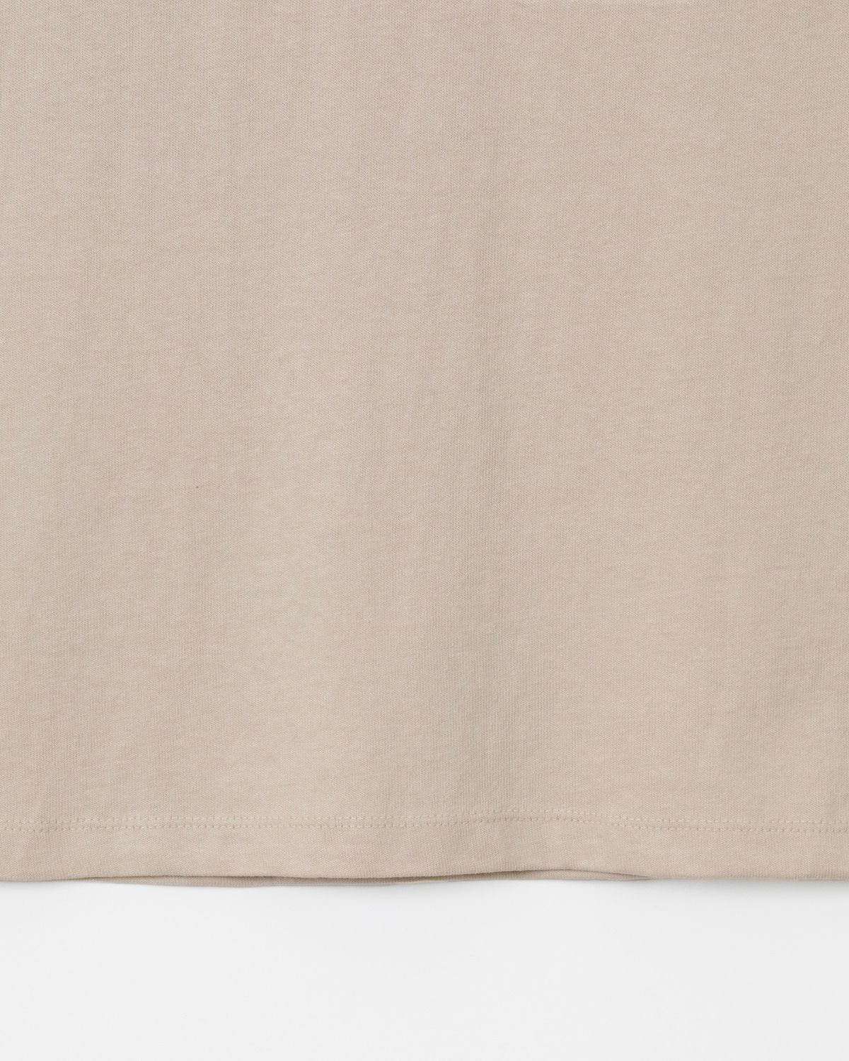 디앤드퀘스천(THEENDQUESTION) Organic cotton printed T-shirt / BEIGE