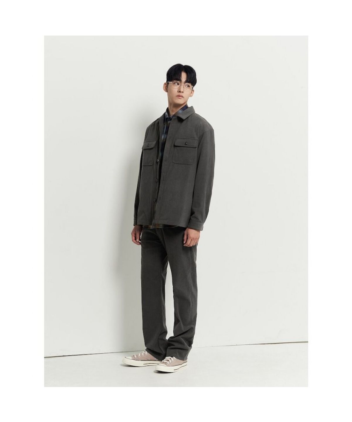 빈폴 멘(BEANPOLE MEN) 츄잉 코듀로이 아우터형 셔츠  카키