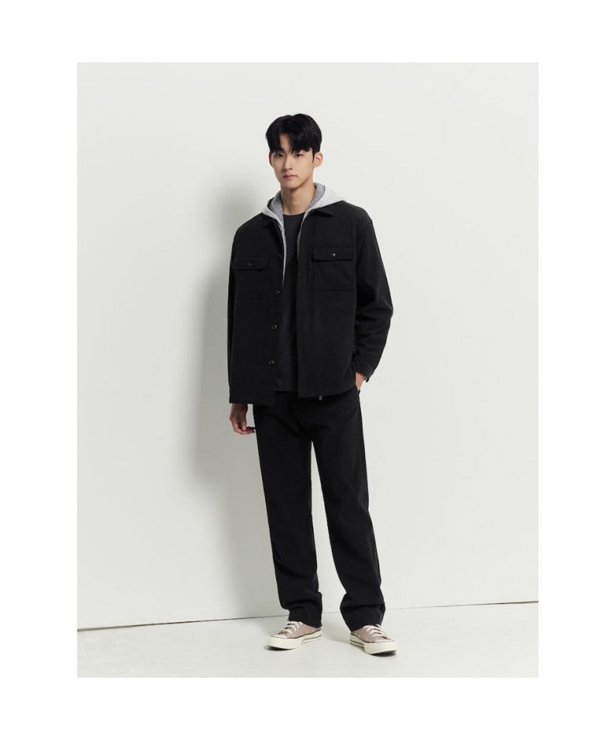 빈폴 멘(BEANPOLE MEN) 츄잉 코듀로이 컴포트핏 팬츠  블랙