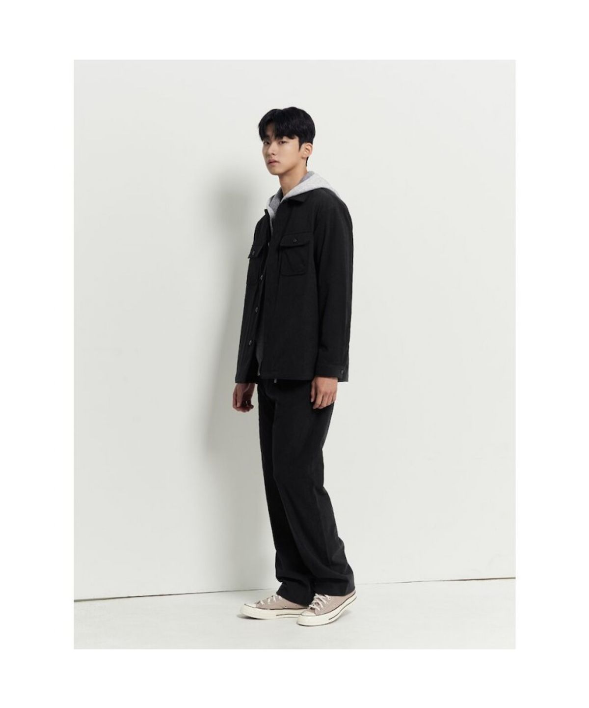 빈폴 멘(BEANPOLE MEN) 츄잉 코듀로이 컴포트핏 팬츠  블랙