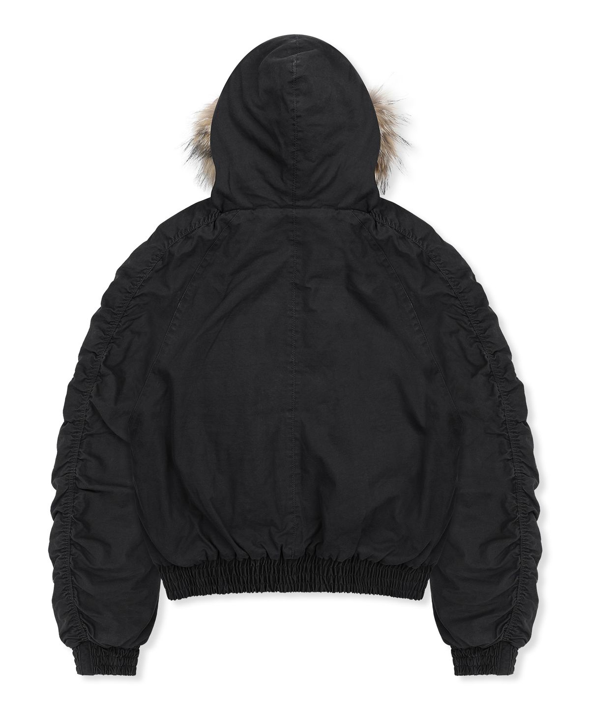 글랙(GLACK) GJ098 러스티 N2B 숏 파카 (BLACK)