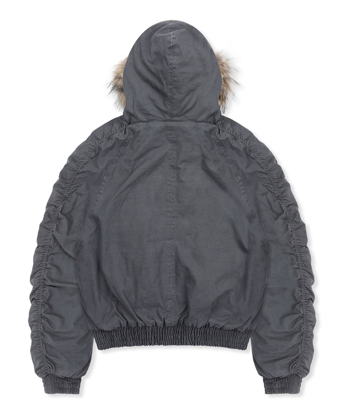 글랙(GLACK) GJ098 러스티 N2B 숏 파카 (GRAY)