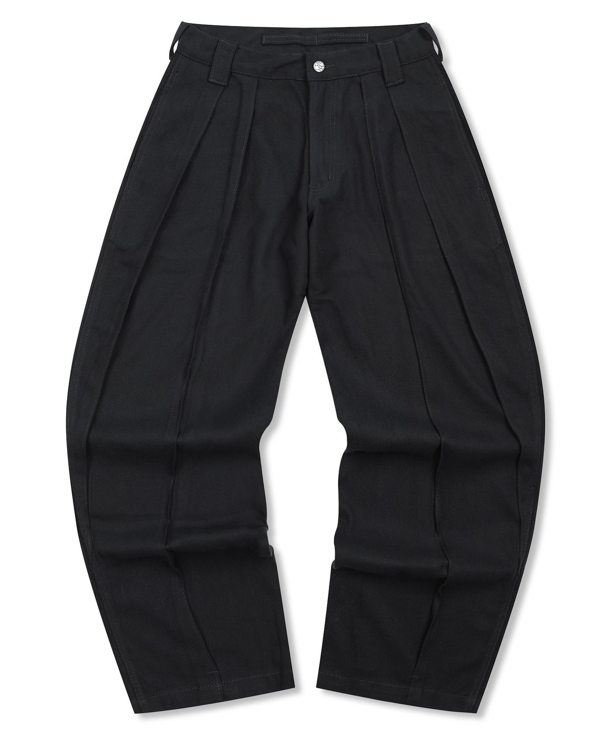 글랙(GLACK) GP150 스플릿 와이드 슬랙스 (BLACK)
