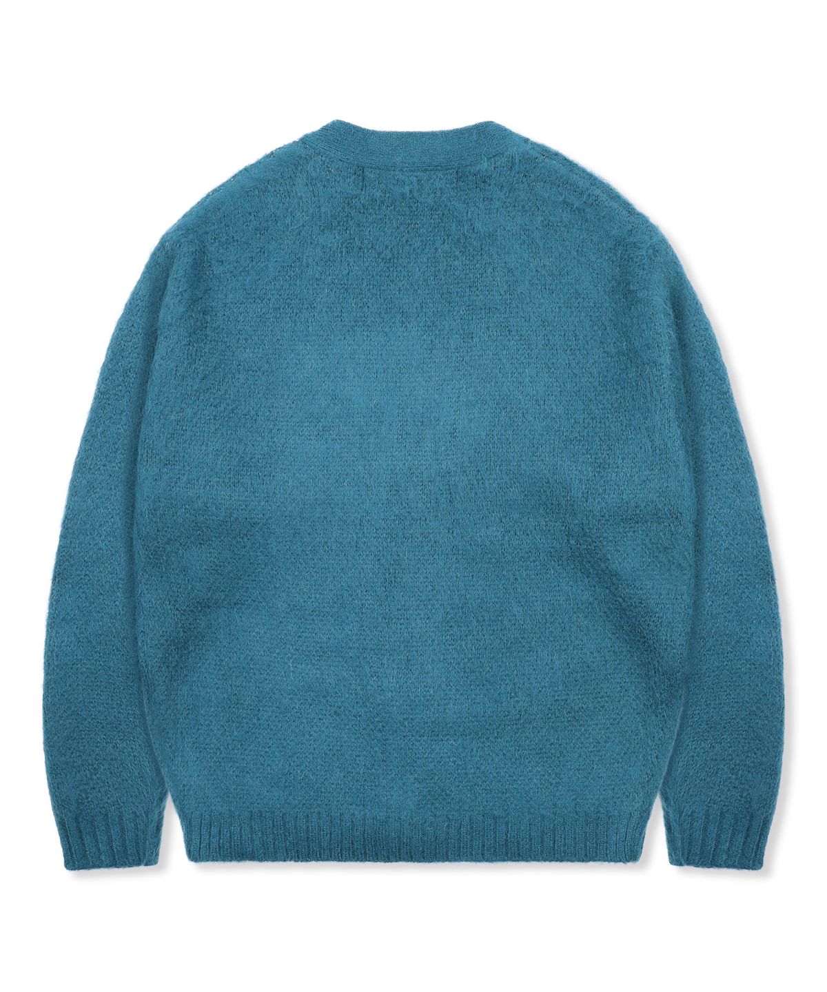 글랙(GLACK) GNT075 빈티지 아가일 니트 가디건 (BLUE GREEN)