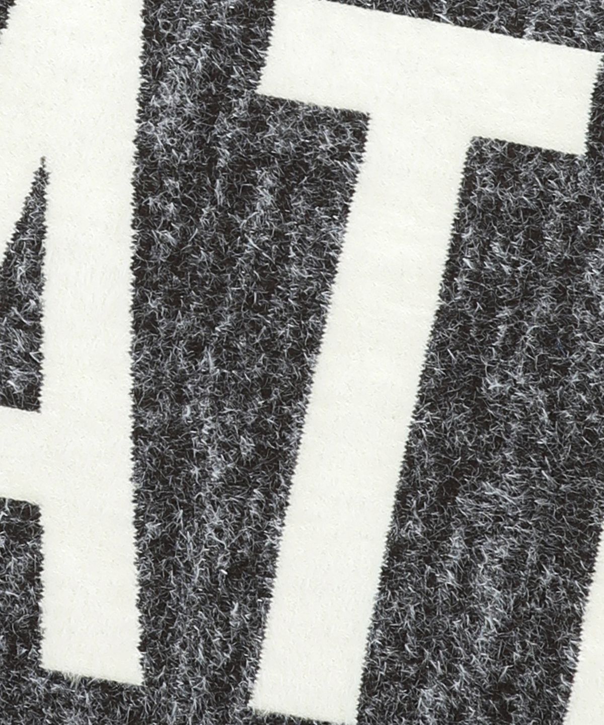 글랙(GLACK) GAC030 파나틱 헤어리 자카드 머플러 (BLACK)
