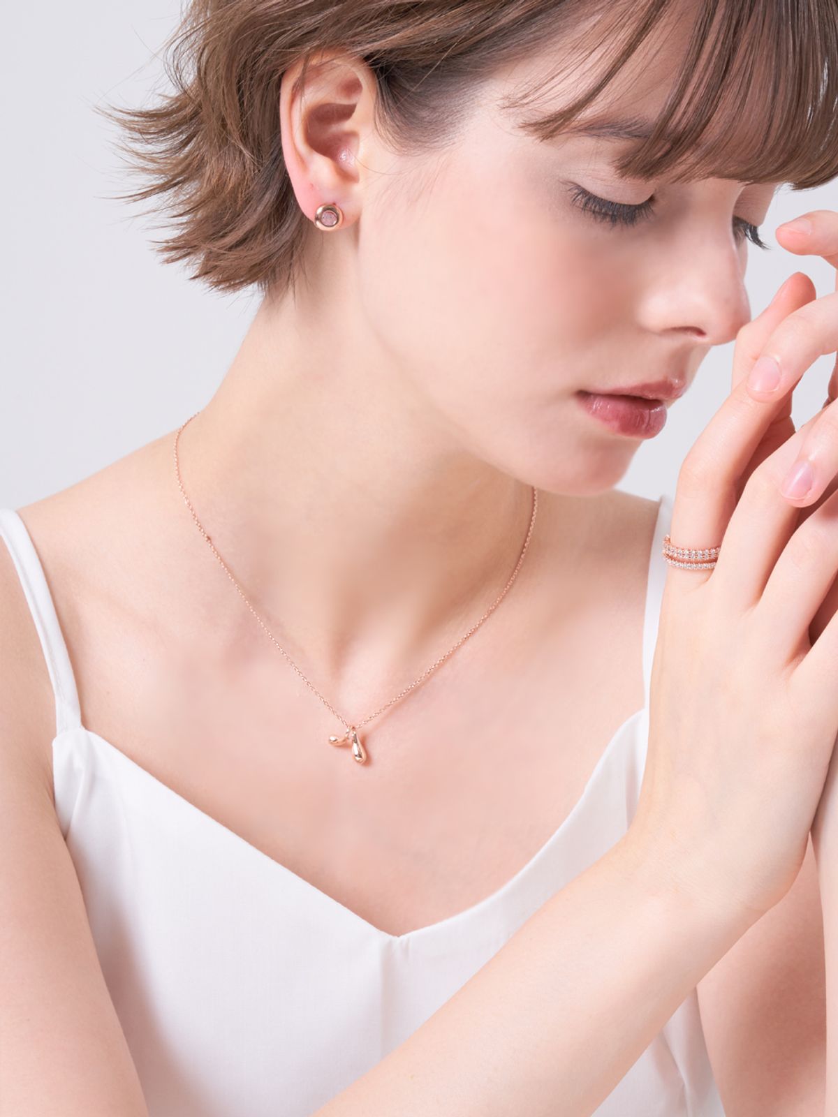 엘르주얼리(ELLEJEWELRY) 스프링 워블 목걸이 ELBRNN238