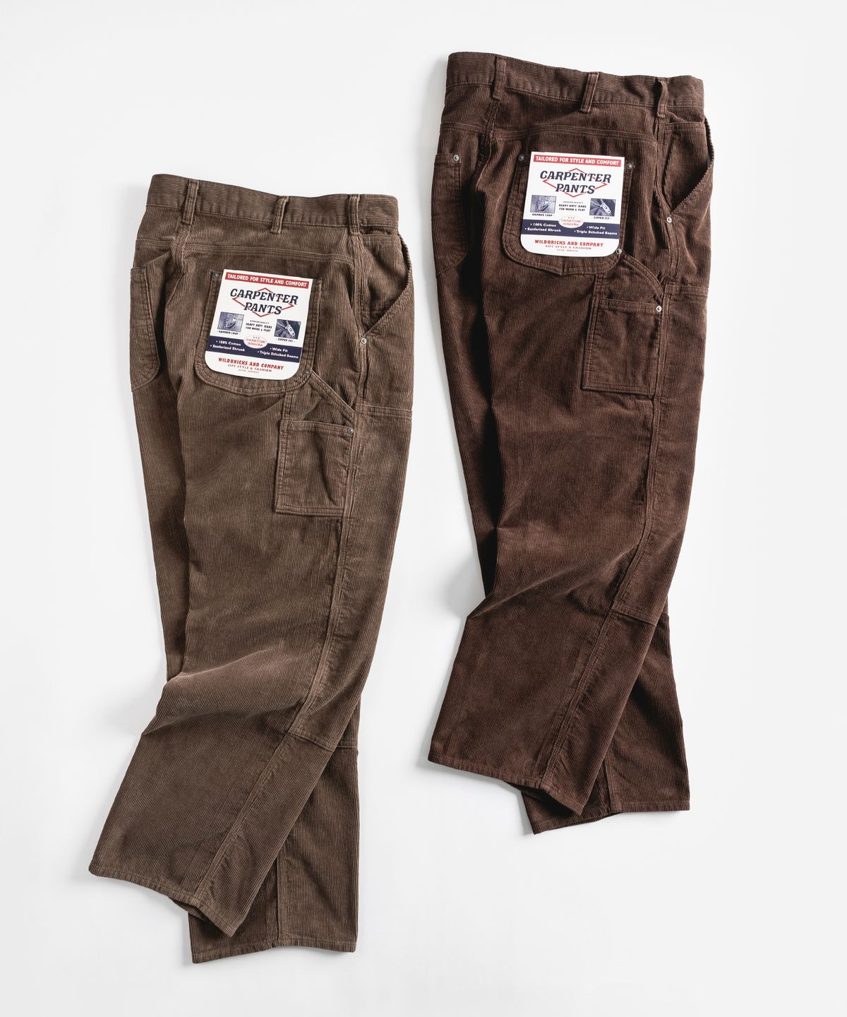 와일드 브릭스(WILD BRICKS) W24 DOUBLE KNEE PANTS (dark beige)