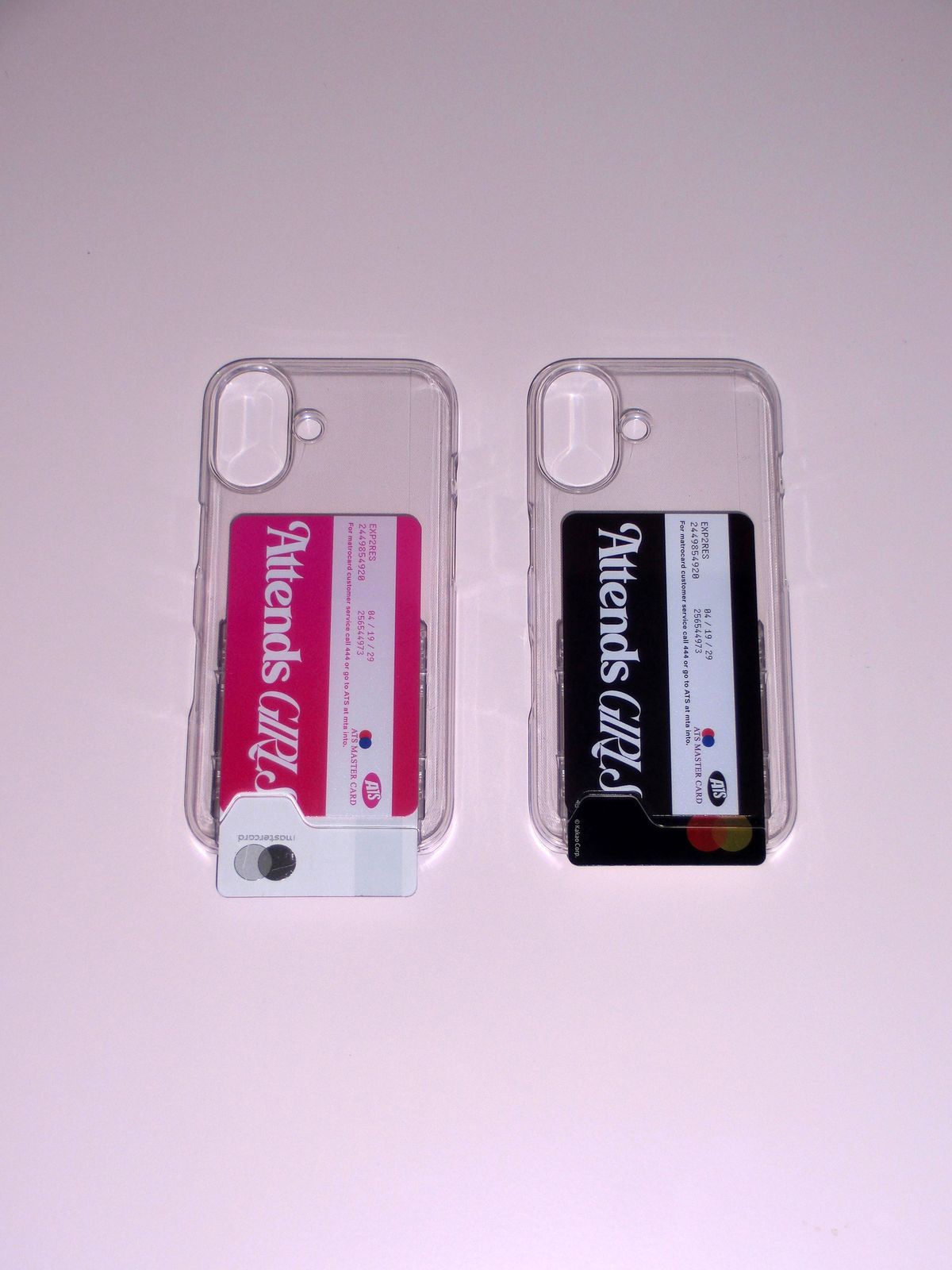 어텐즈(ATTENDS) Attends girls membership card case (Pink)