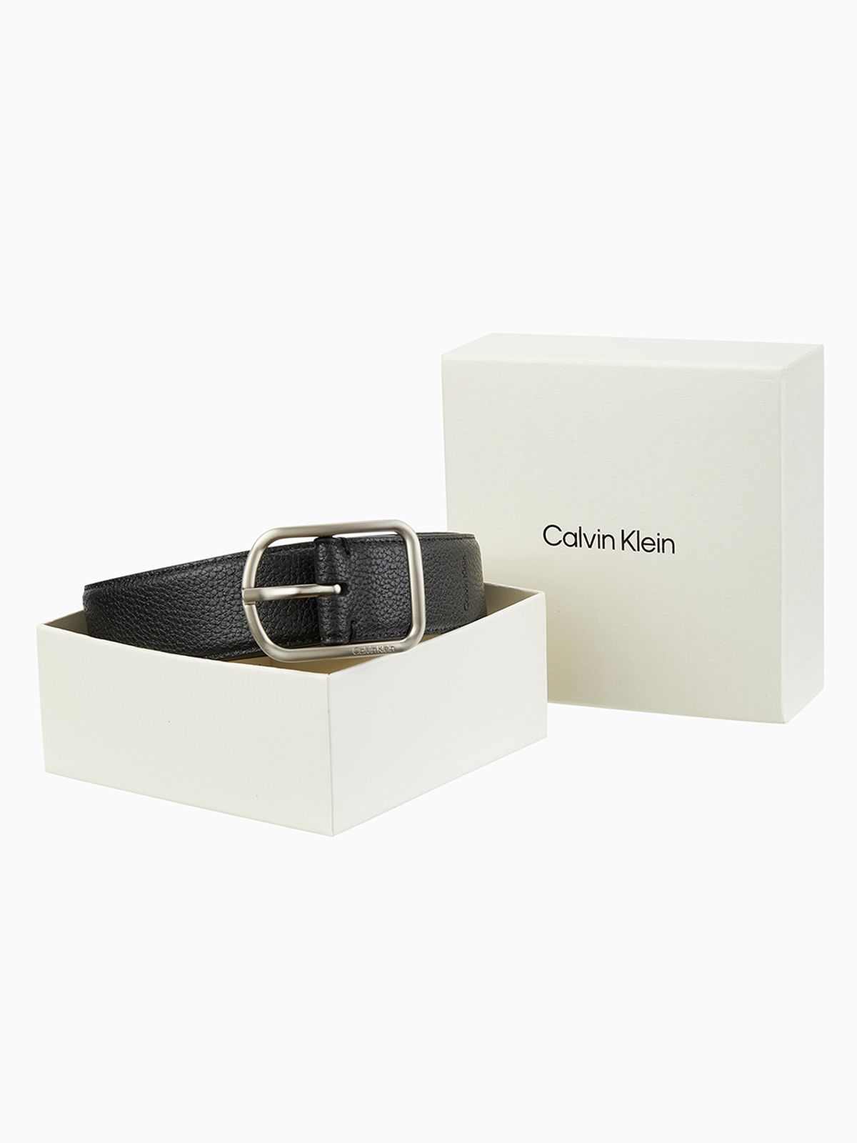 캘빈클라인 진(CALVIN KLEIN JEANS) 클래식 라운드 버클 35mm 벨트 4D7024G UB1