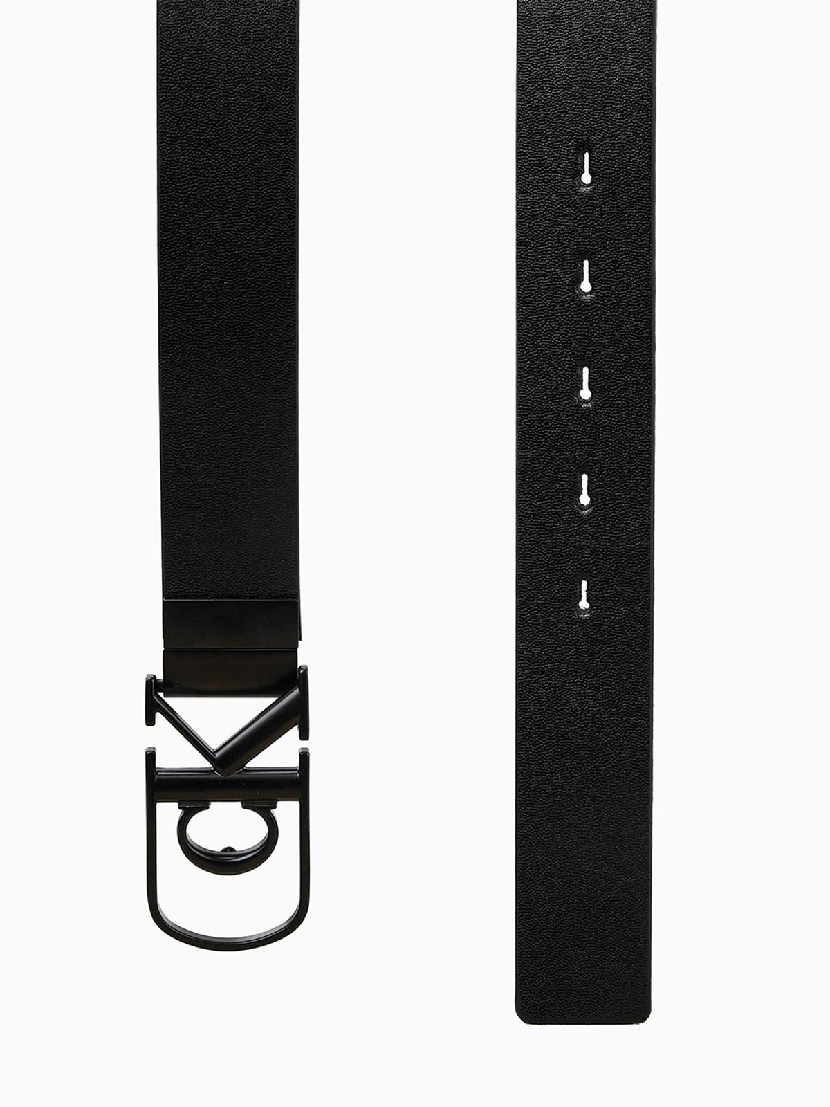캘빈클라인 진(CALVIN KLEIN JEANS) cK 커브드 모노그램 로고 버클 32mm 벨트 4D7021G YG1