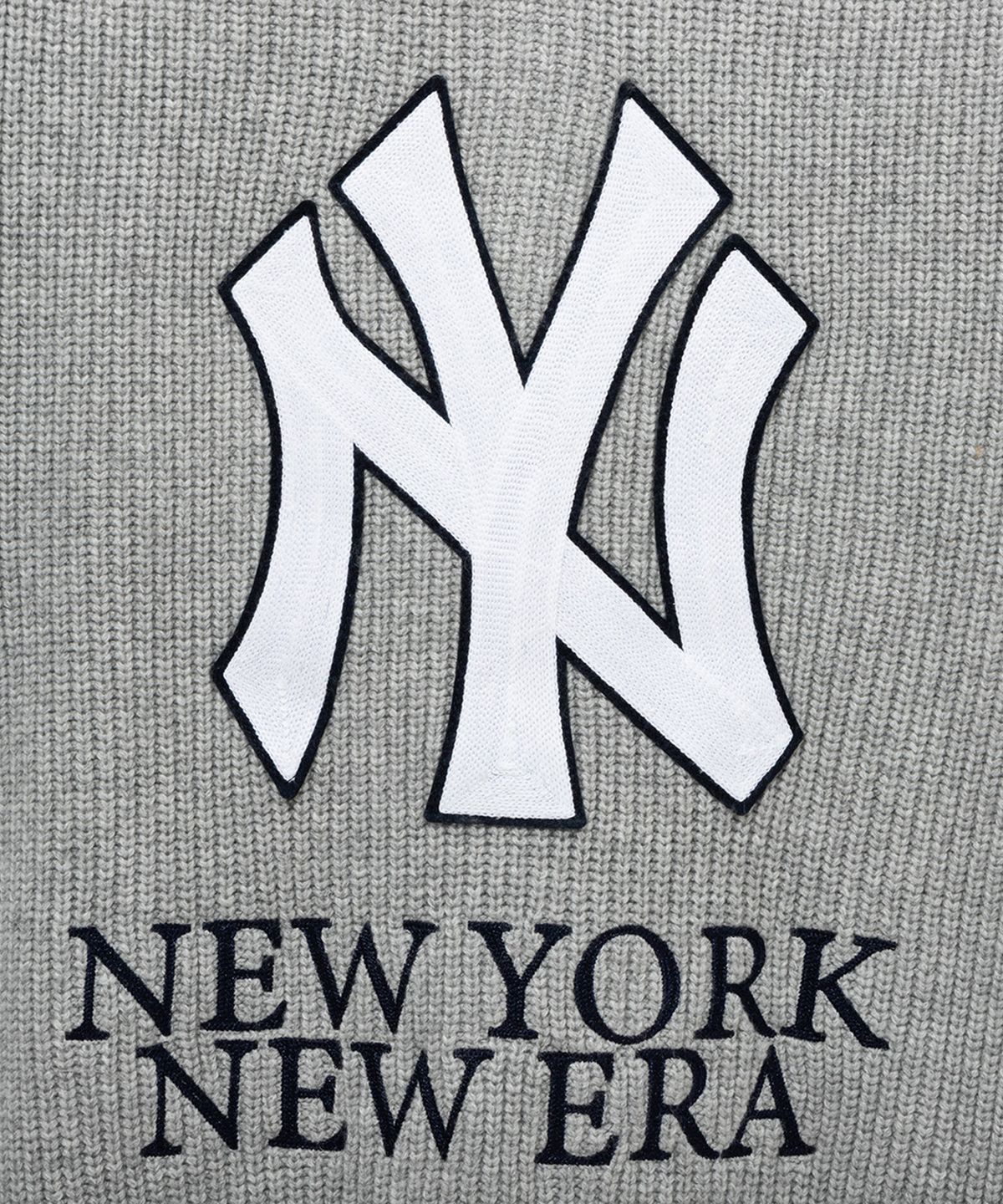 뉴에라(NEW ERA) MLB 뉴욕 양키스 가디건 헤더 그레이