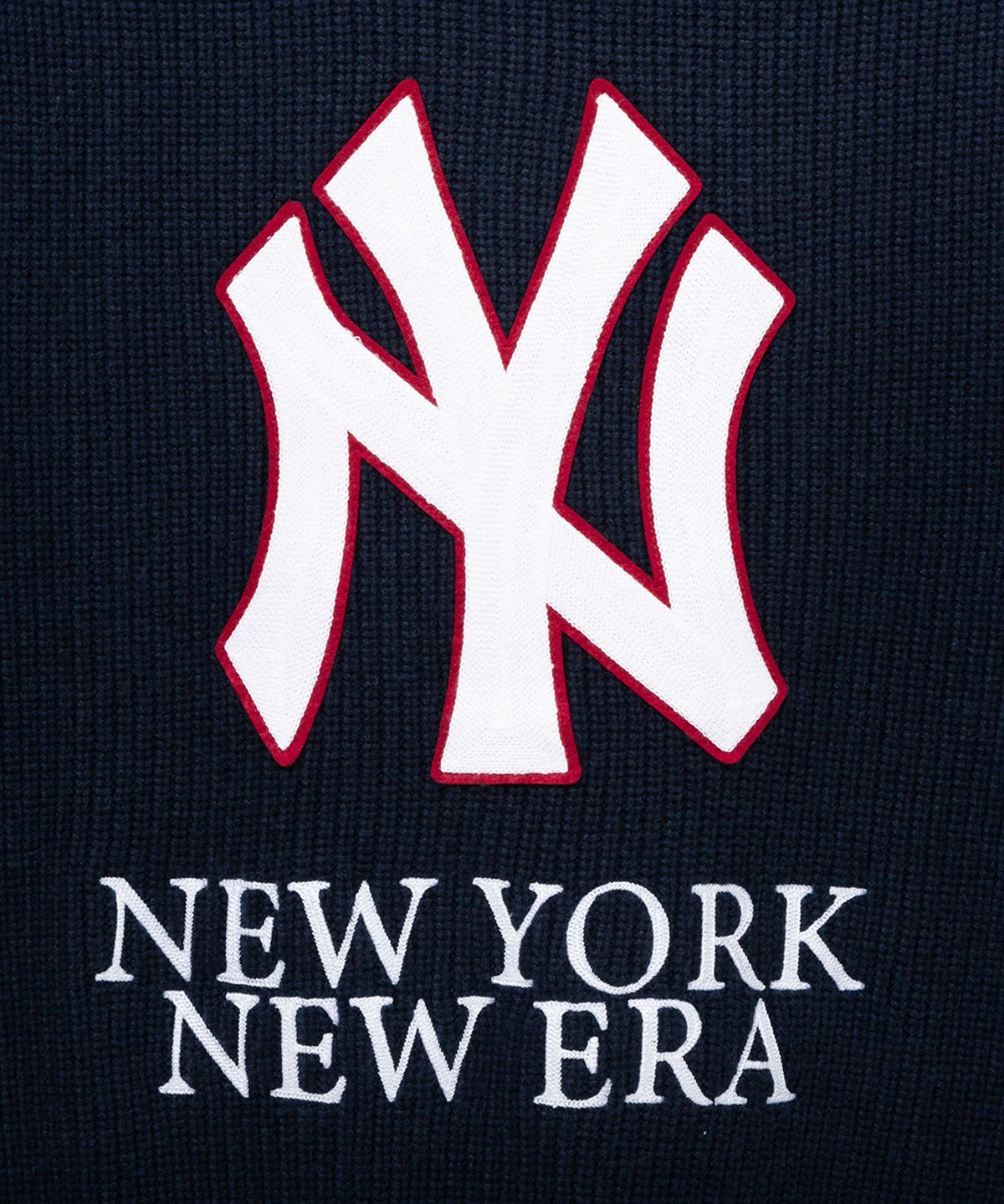 뉴에라(NEW ERA) MLB 뉴욕 양키스 가디건 다크 네이비