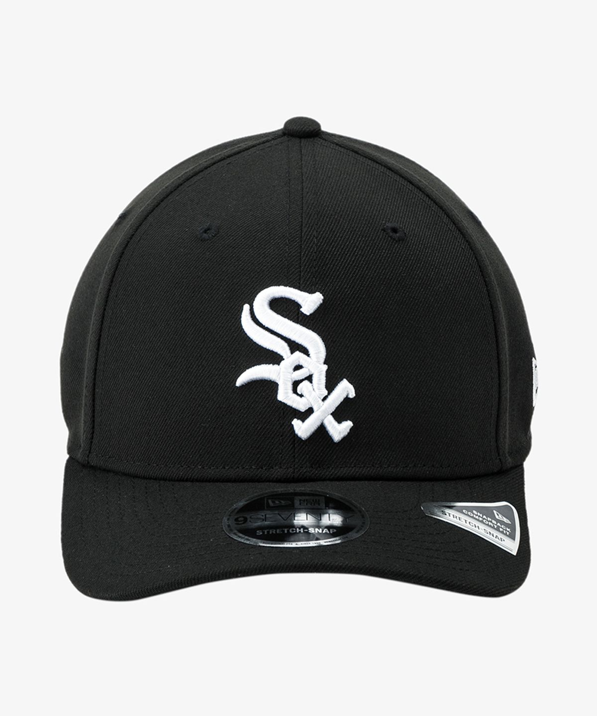 뉴에라(NEW ERA) MLB 시카고 화이트 삭스 스트레치 스냅백 블랙