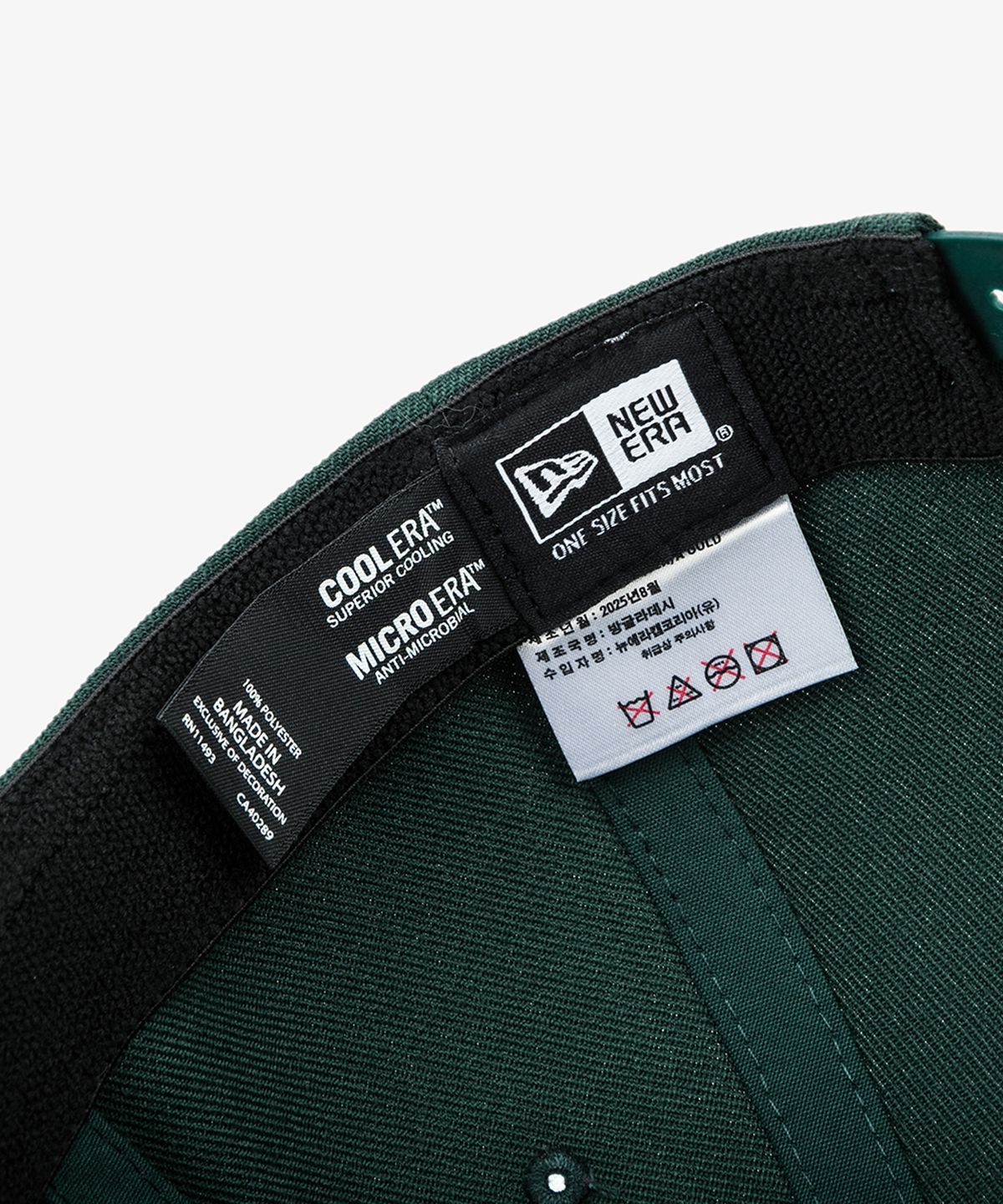 뉴에라(NEW ERA) MLB 오클랜드 애슬레틱스 스트레치 스냅백 다크 그린