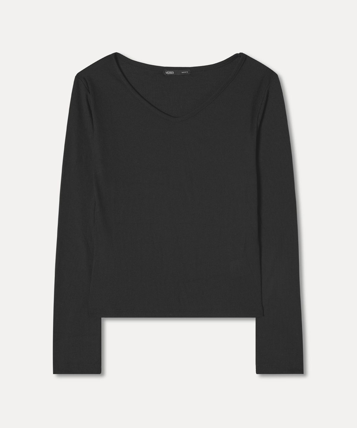 미쏘(MIXXO) V넥 긴팔 티셔츠_MIWLWFT41A
