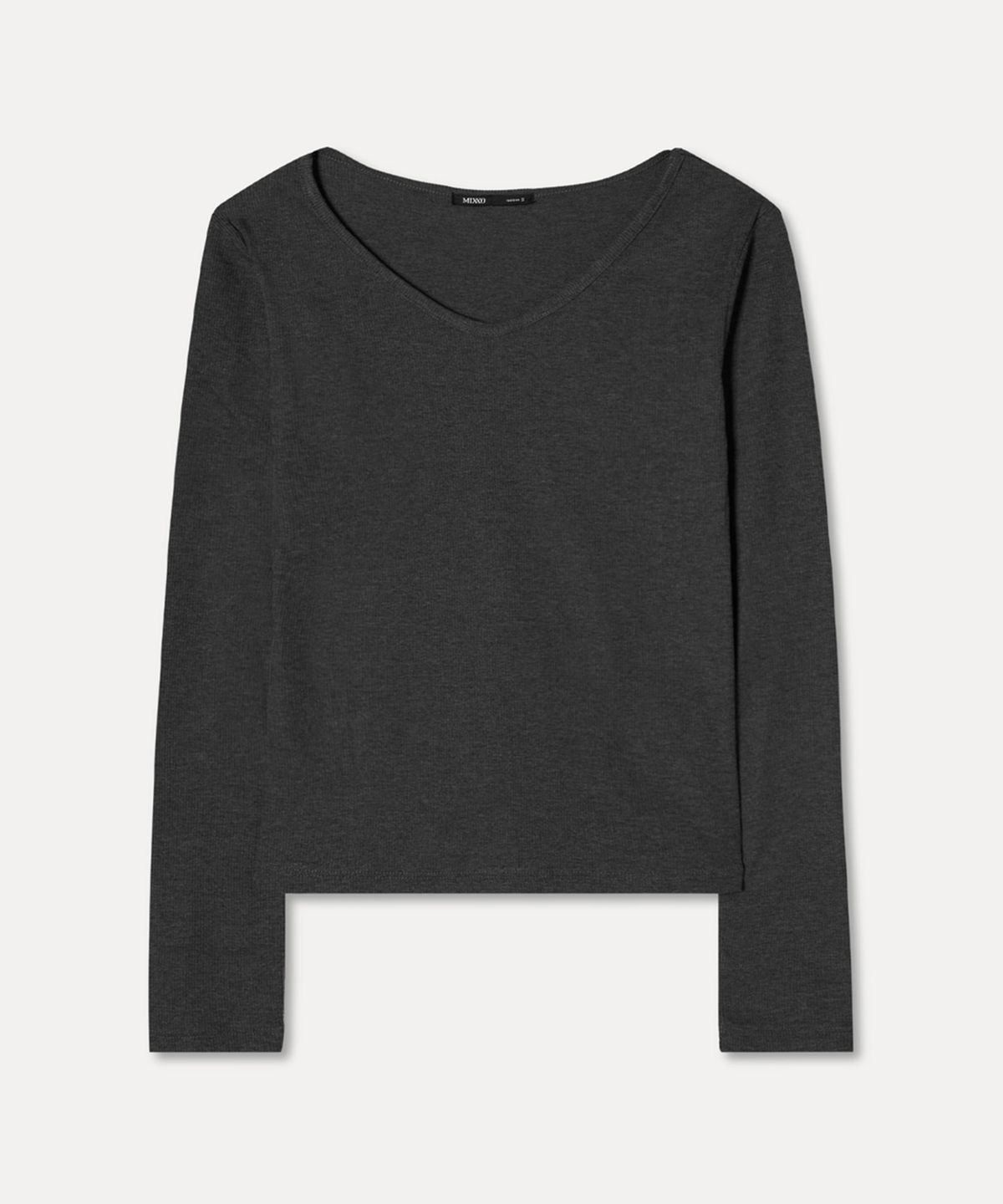 미쏘(MIXXO) V넥 긴팔 티셔츠_MIWLWFT41A