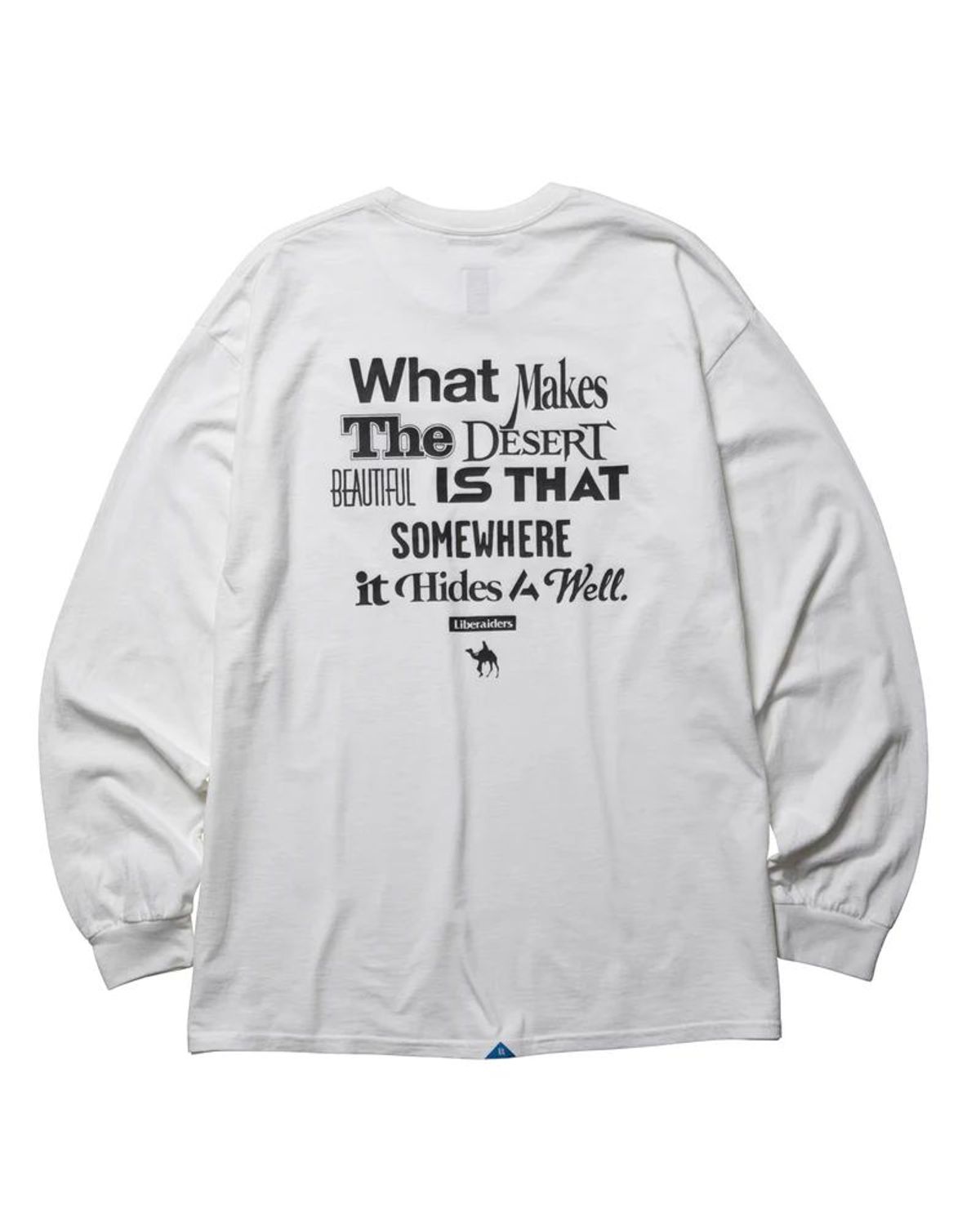찬스클로딩(CHANCE CLOTHING) MULTI FONT L/S TEE - WHITE