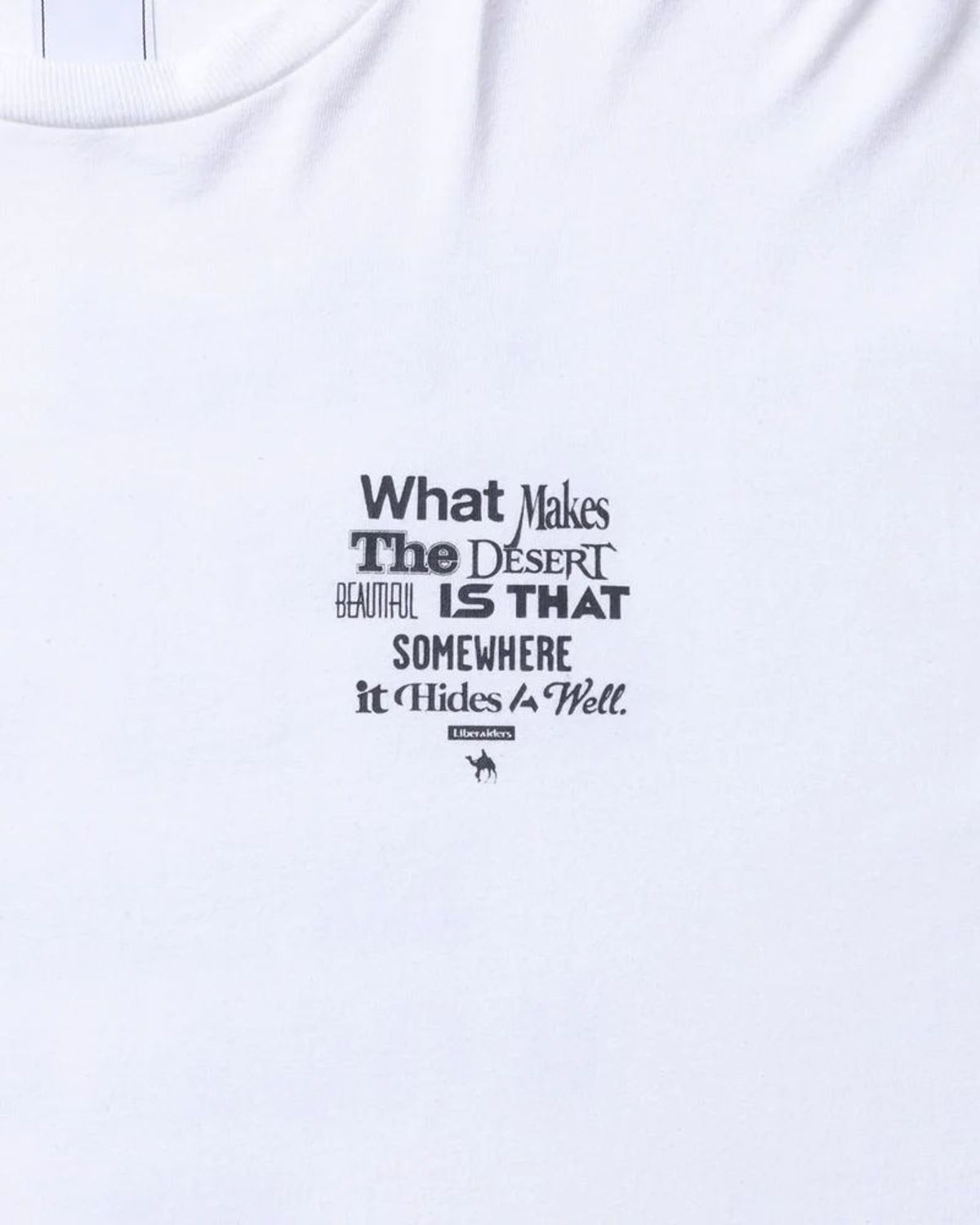찬스클로딩(CHANCE CLOTHING) MULTI FONT L/S TEE - WHITE