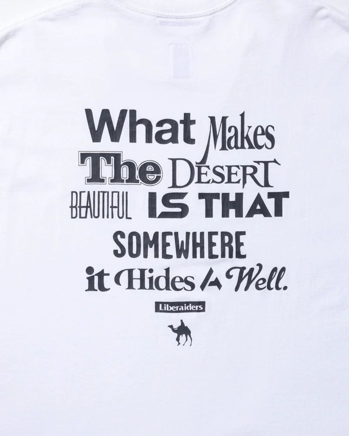 찬스클로딩(CHANCE CLOTHING) MULTI FONT L/S TEE - WHITE