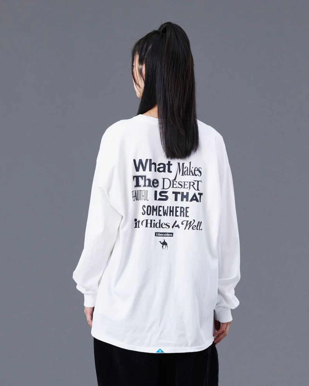 찬스클로딩(CHANCE CLOTHING) MULTI FONT L/S TEE - WHITE