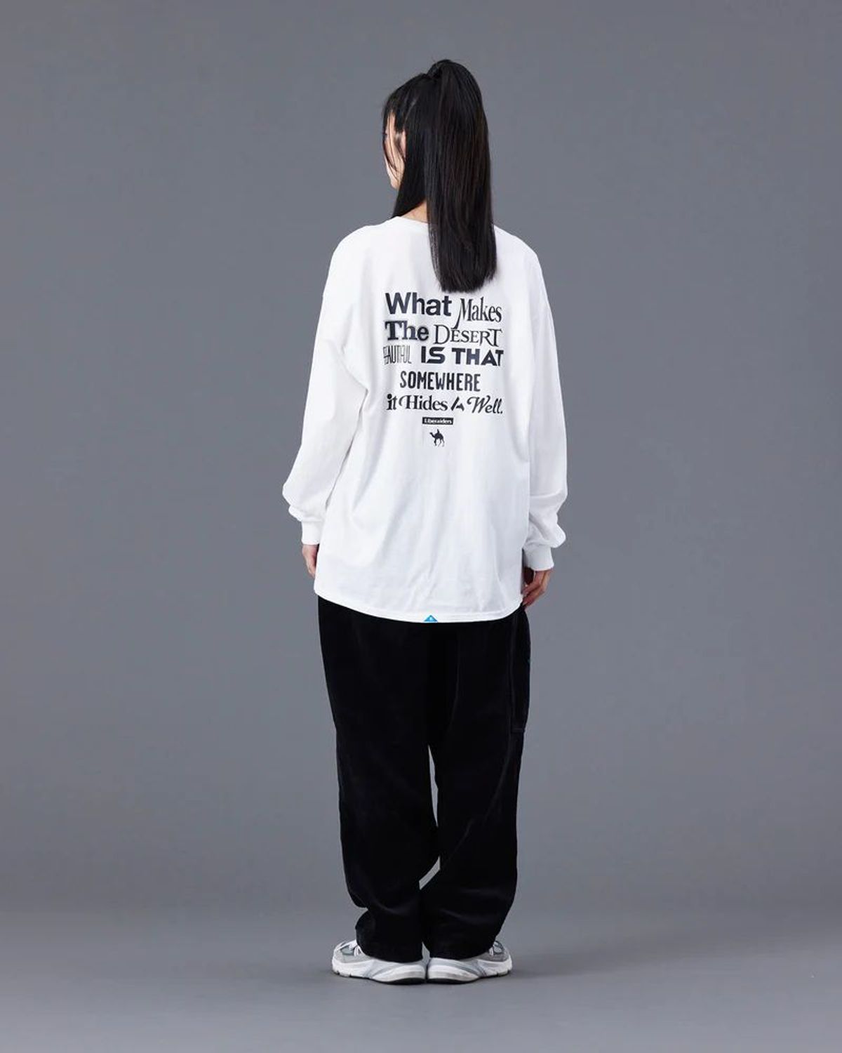 찬스클로딩(CHANCE CLOTHING) MULTI FONT L/S TEE - WHITE