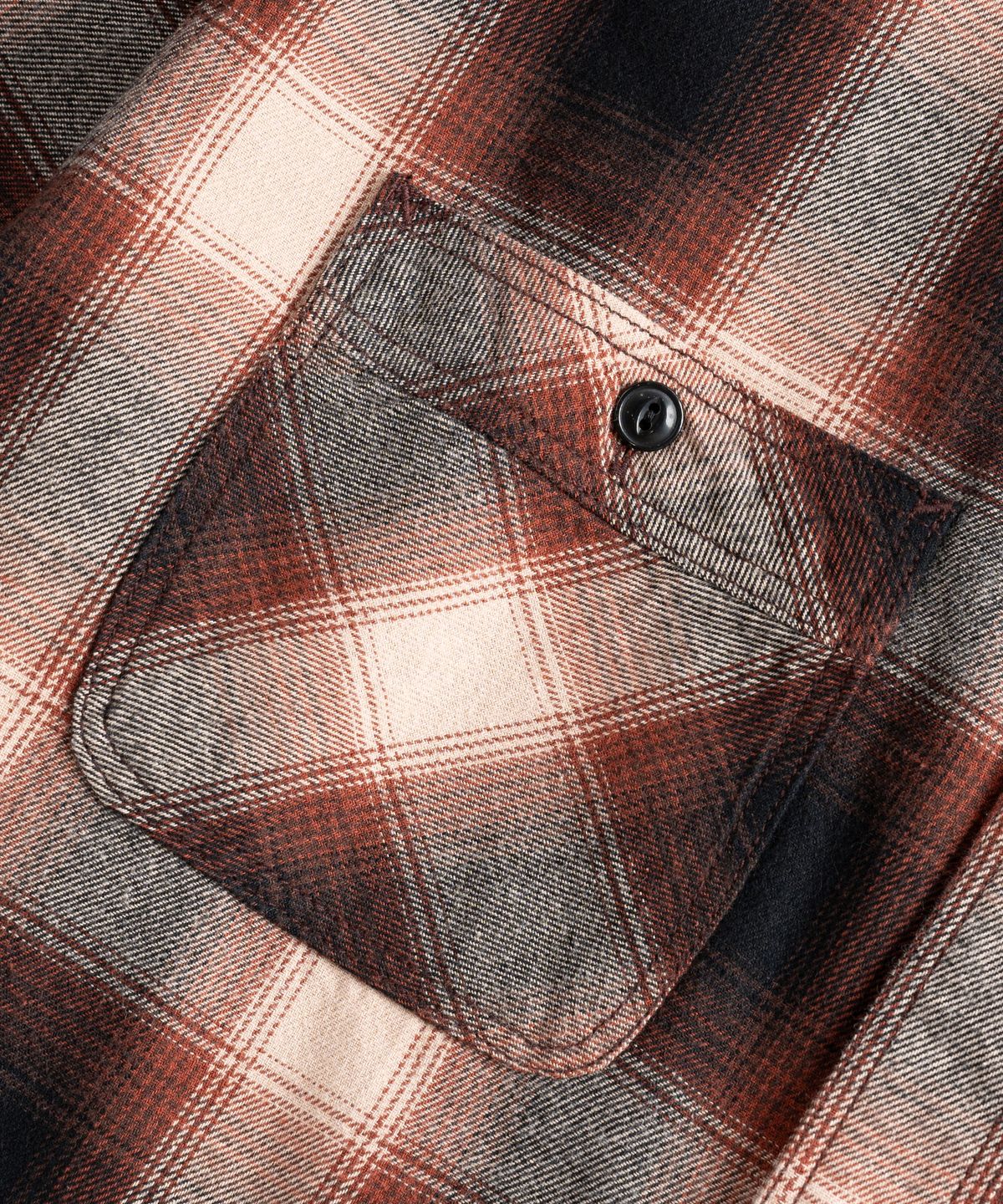 와일드 브릭스(WILD BRICKS) W24 OMBRE PLAID WORK SHIRT (brown)