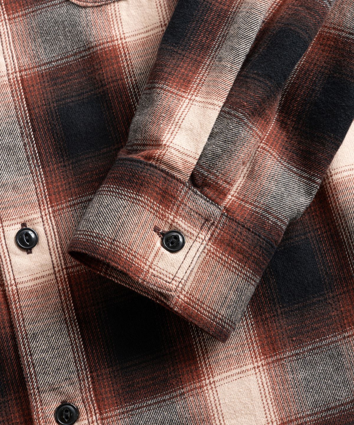 와일드 브릭스(WILD BRICKS) W24 OMBRE PLAID WORK SHIRT (brown)