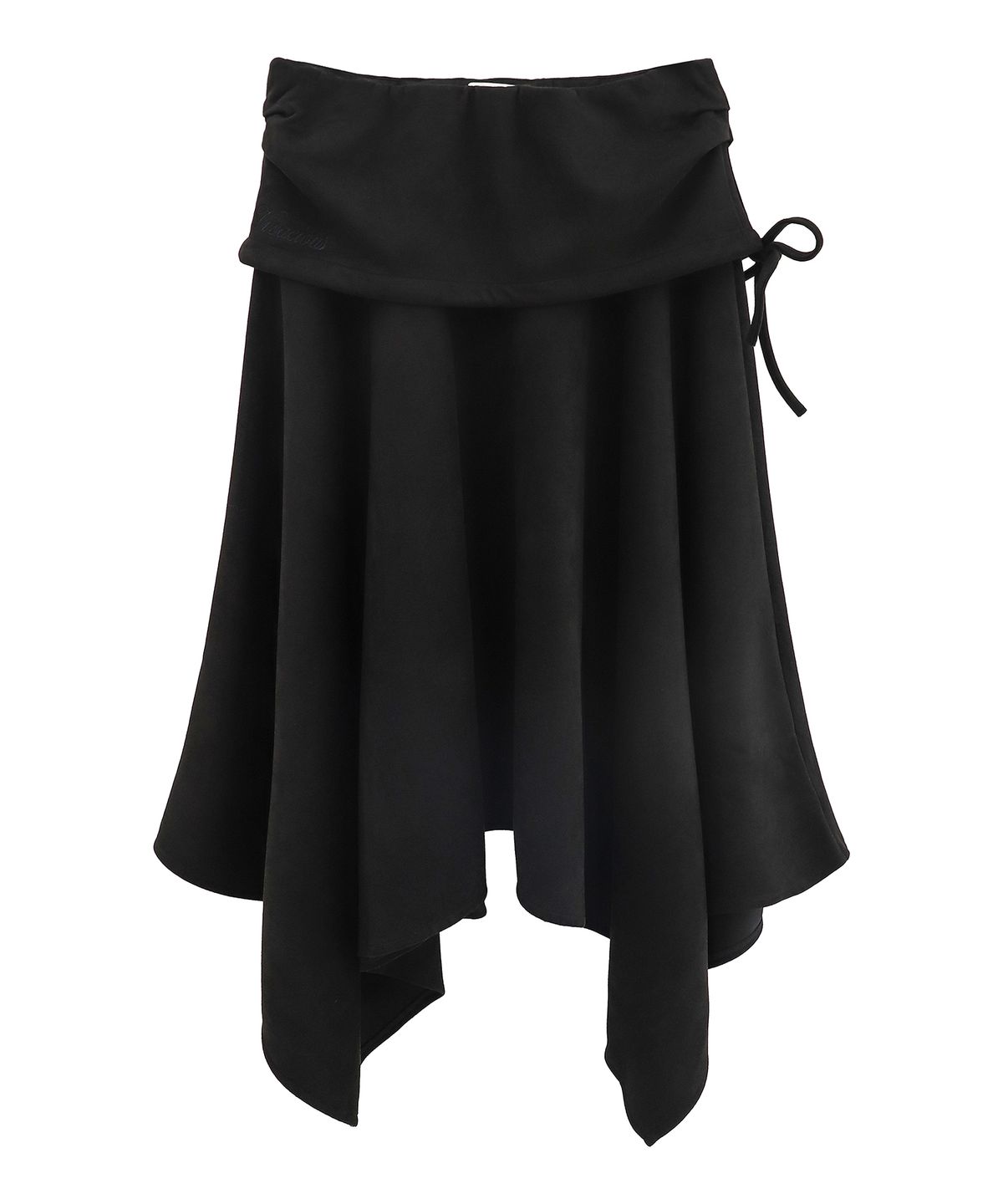 비바셔스(VIVACIOUS) Dune Wrap Suede Skirt BLACK