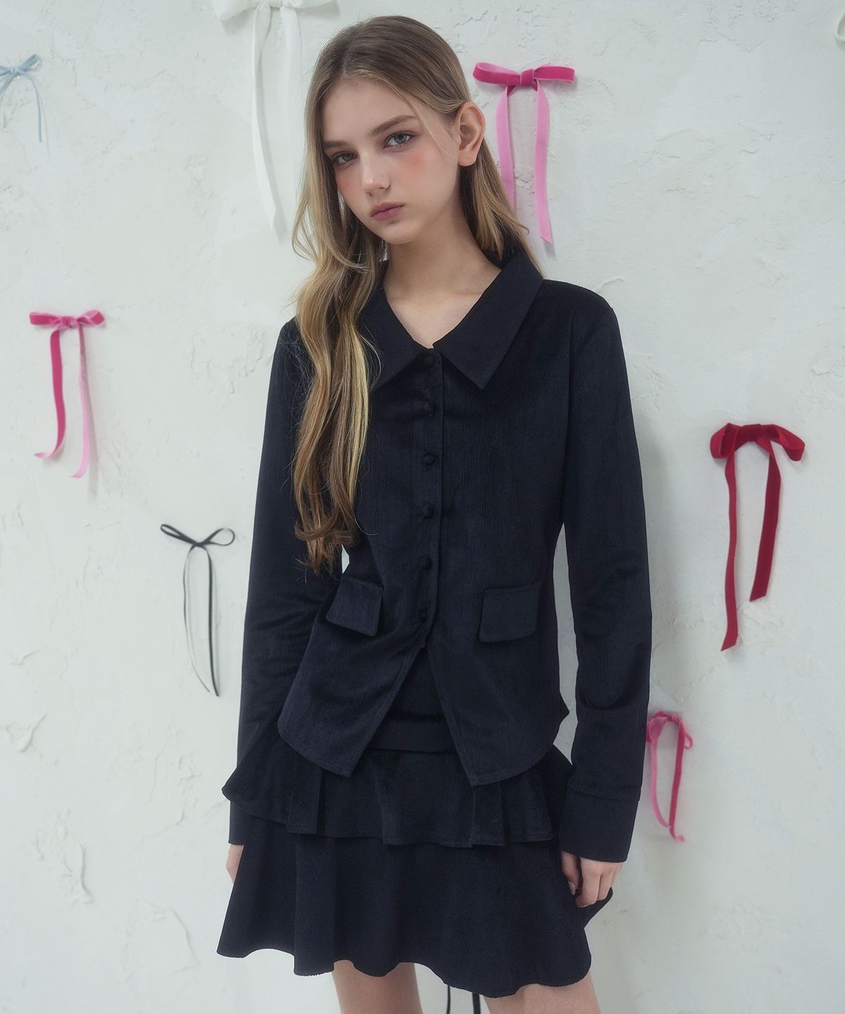 비바셔스(VIVACIOUS) Belle Etage Shirt_2Colors