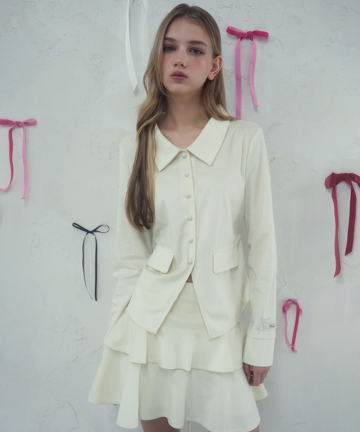 비바셔스(VIVACIOUS) Belle Etage Shirt_2Colors