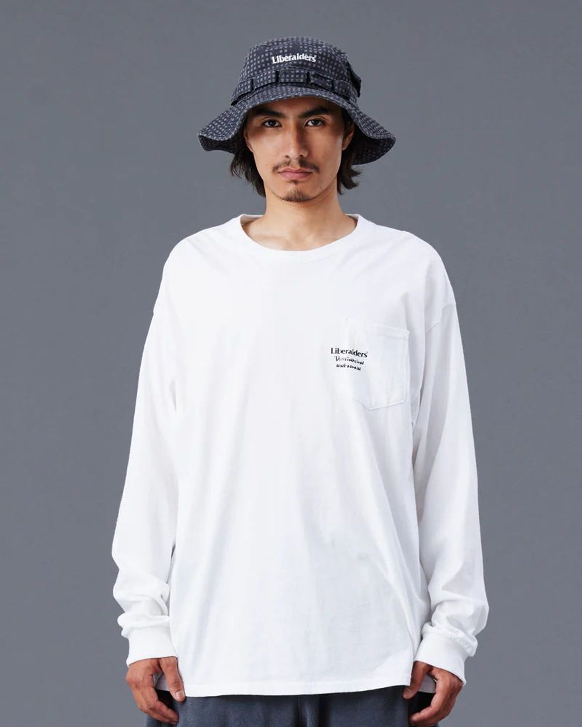 찬스클로딩(CHANCE CLOTHING) HEADQUARTERS L/S TEE - WHITE