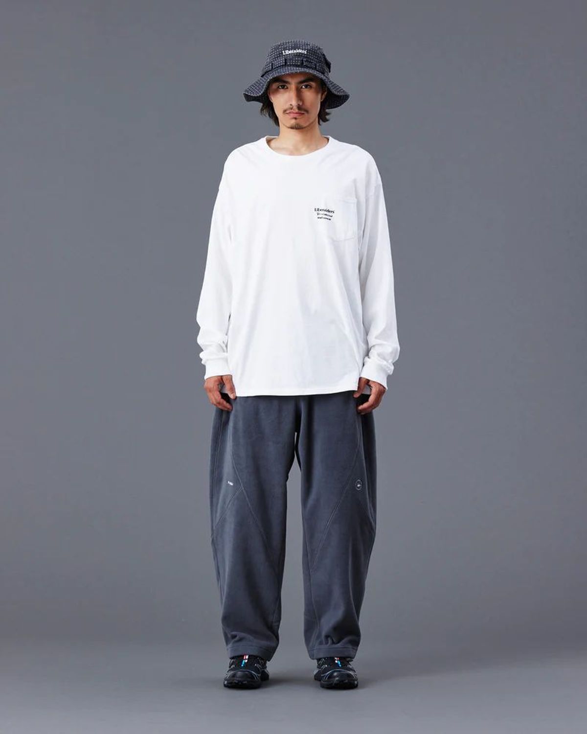 찬스클로딩(CHANCE CLOTHING) HEADQUARTERS L/S TEE - WHITE