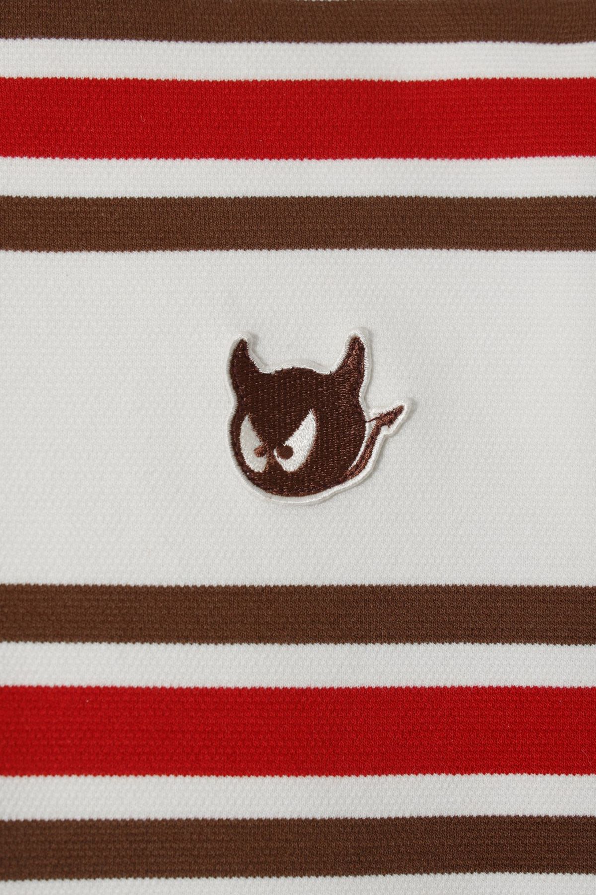 왁(WAAC) Men WAACKY Stripe Patterned Polo WMTBW25706REX