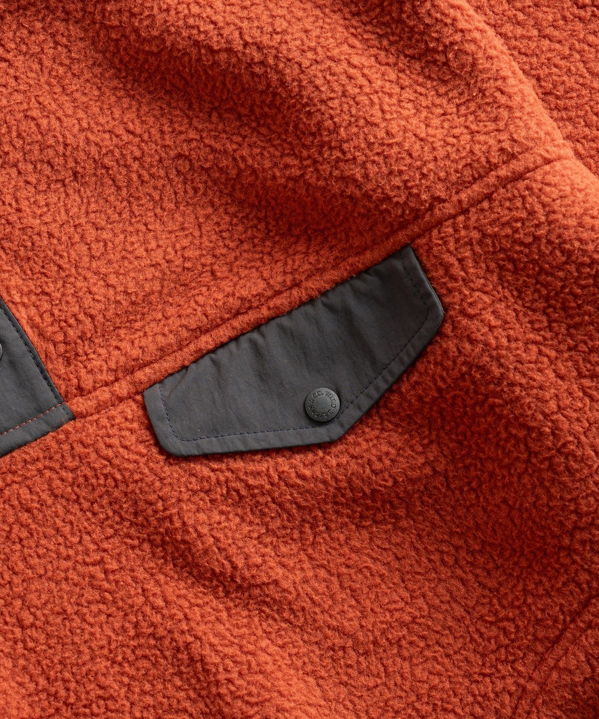 와일드 브릭스(WILD BRICKS) W24 FLEECE PULLOVER (orange)