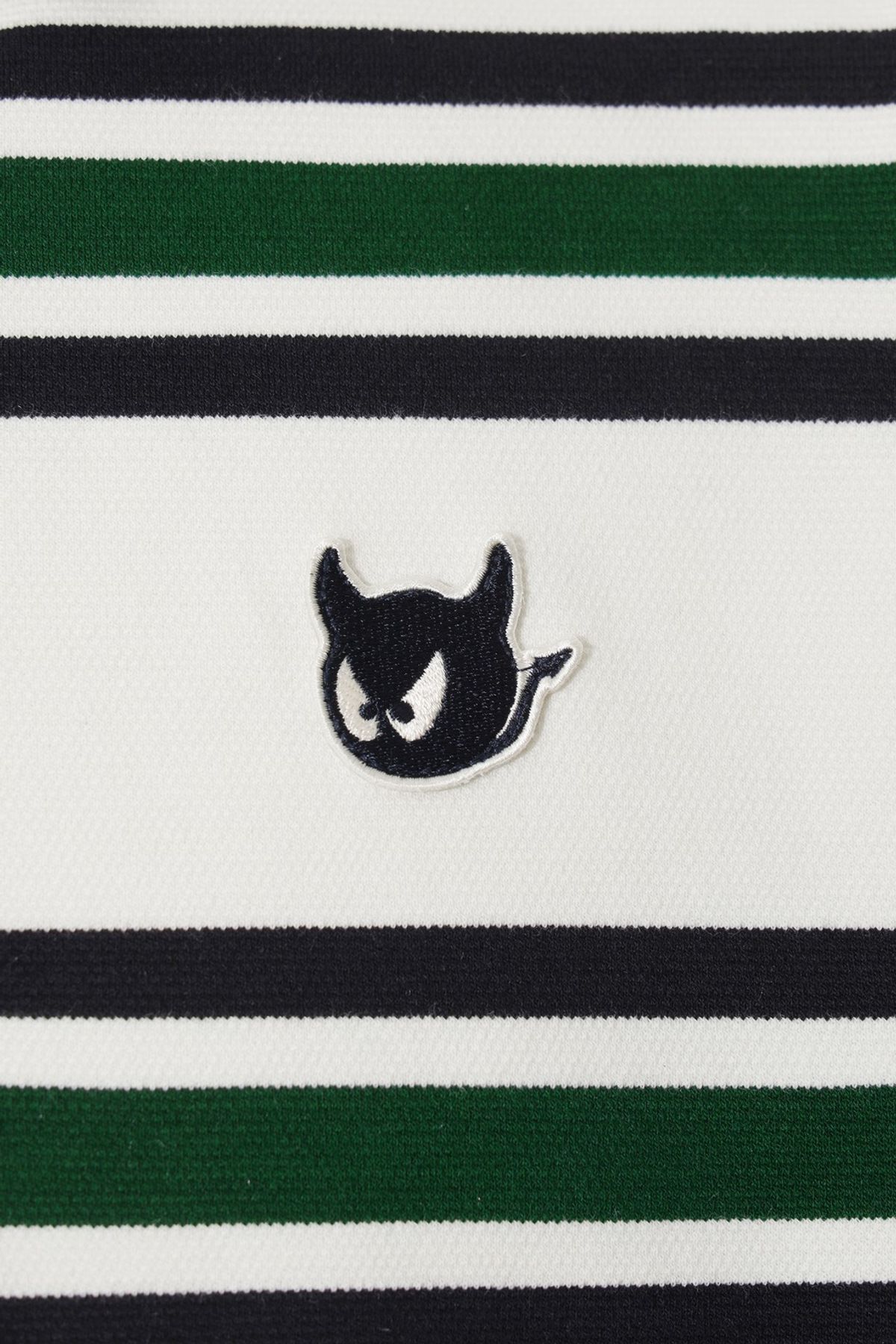 왁(WAAC) Men WAACKY Stripe Patterned Polo WMTBW25706GRD