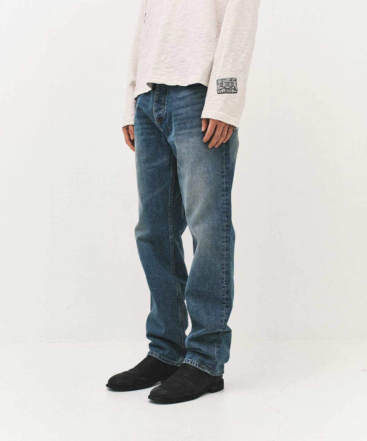 서피스에디션(SURFACE EDITION) LOST STRAIGHT DENIM PANTS INDIGO