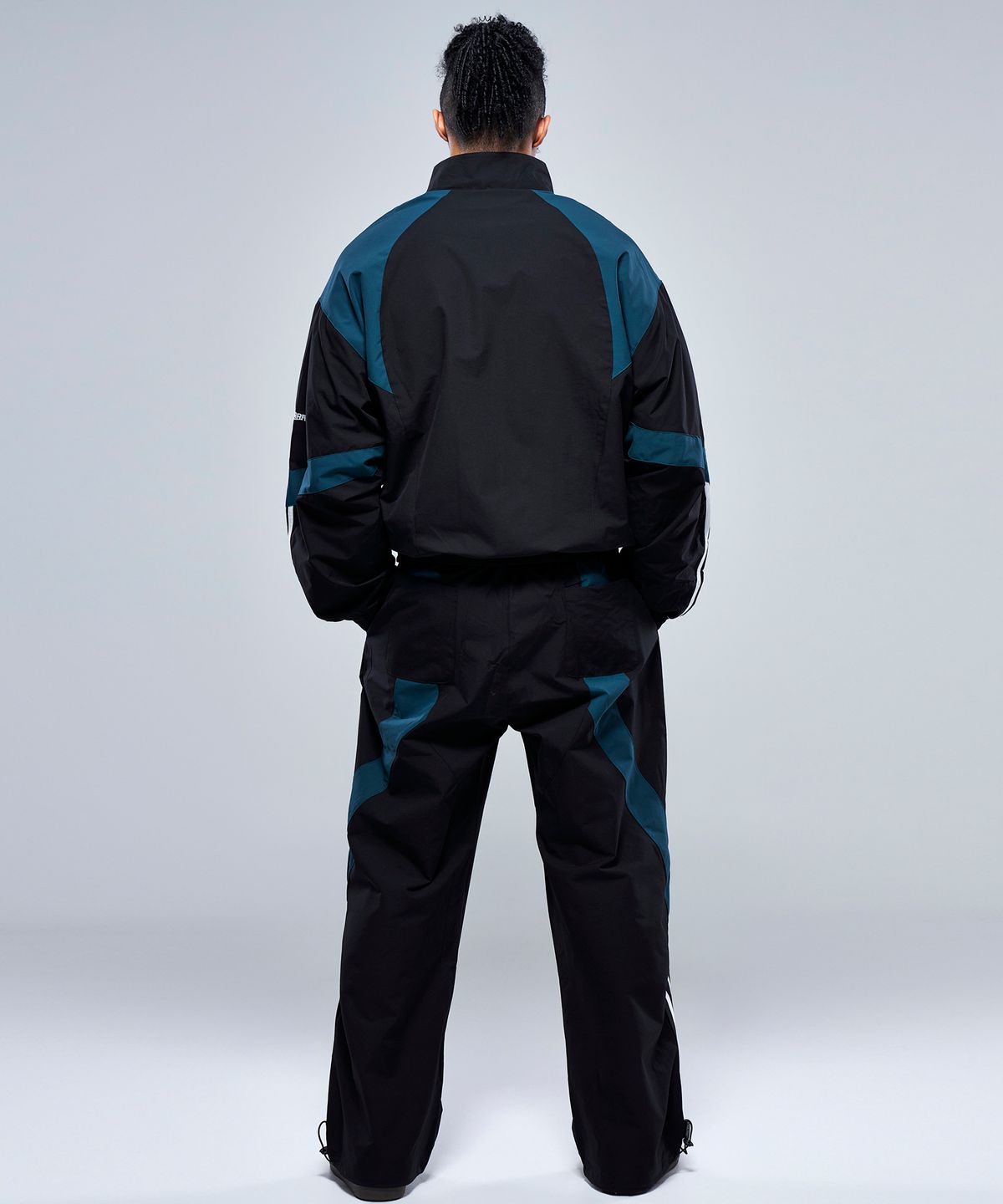 피지컬가먼츠(PHYSICAL GARMENTS) P2514+P2515 배색 윈드브레이커 세트 [2COLOR]