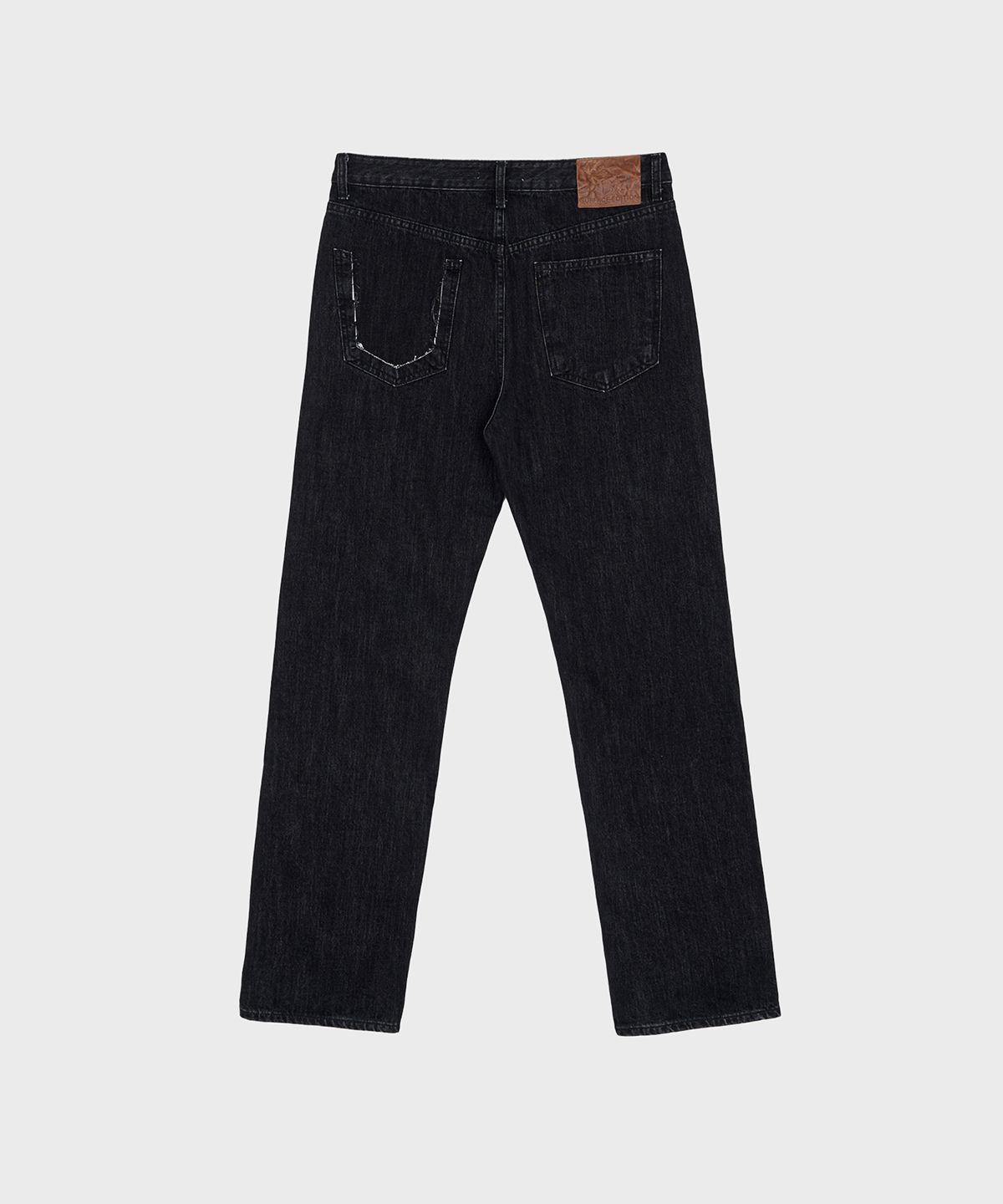 서피스에디션(SURFACE EDITION) LOST STRAIGHT DENIM PANTS BLACK